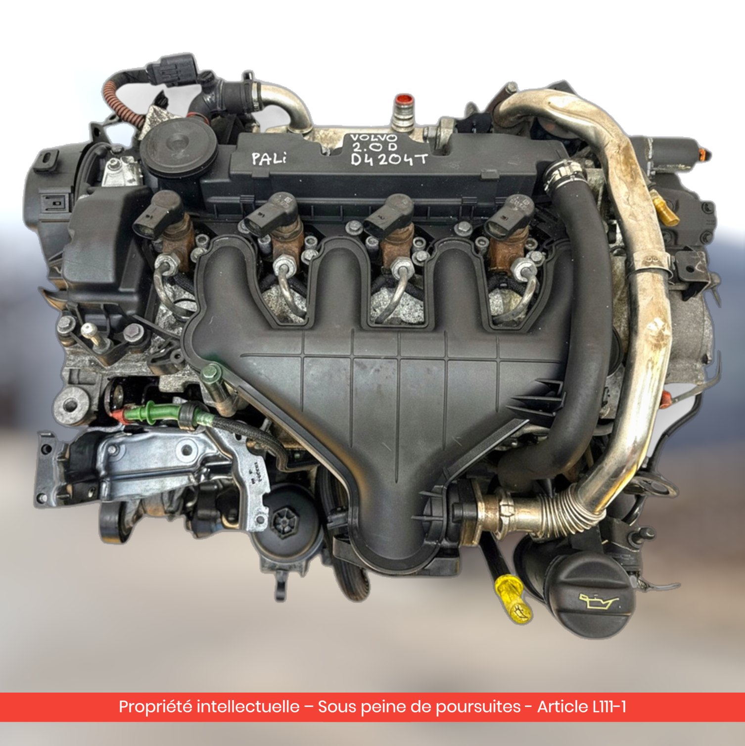 Moteur Volvo S40 II V50 C70 III C30 C70 S80 D D4204T — occasion — vue 3