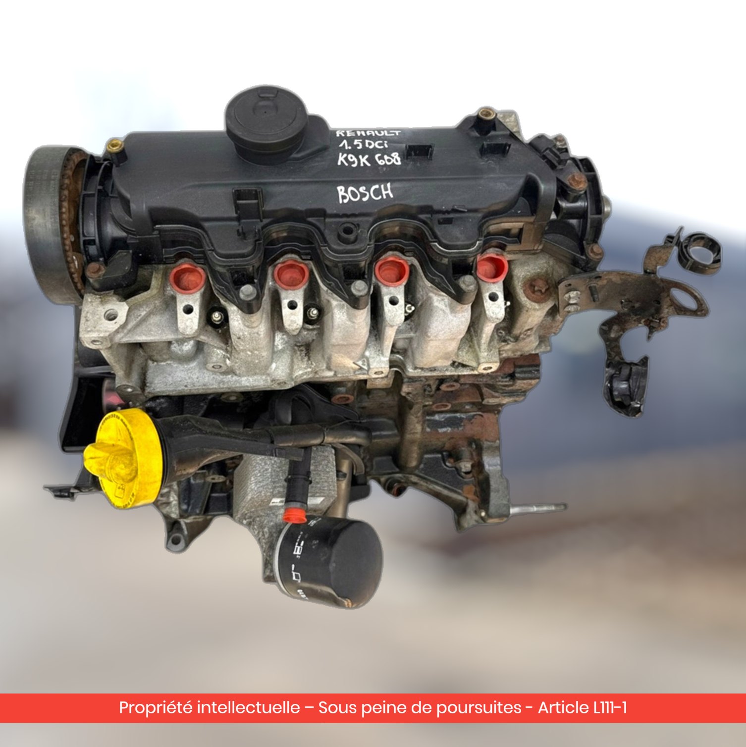 Moteur Renault Captur K9K608 — occasion — vue 3
