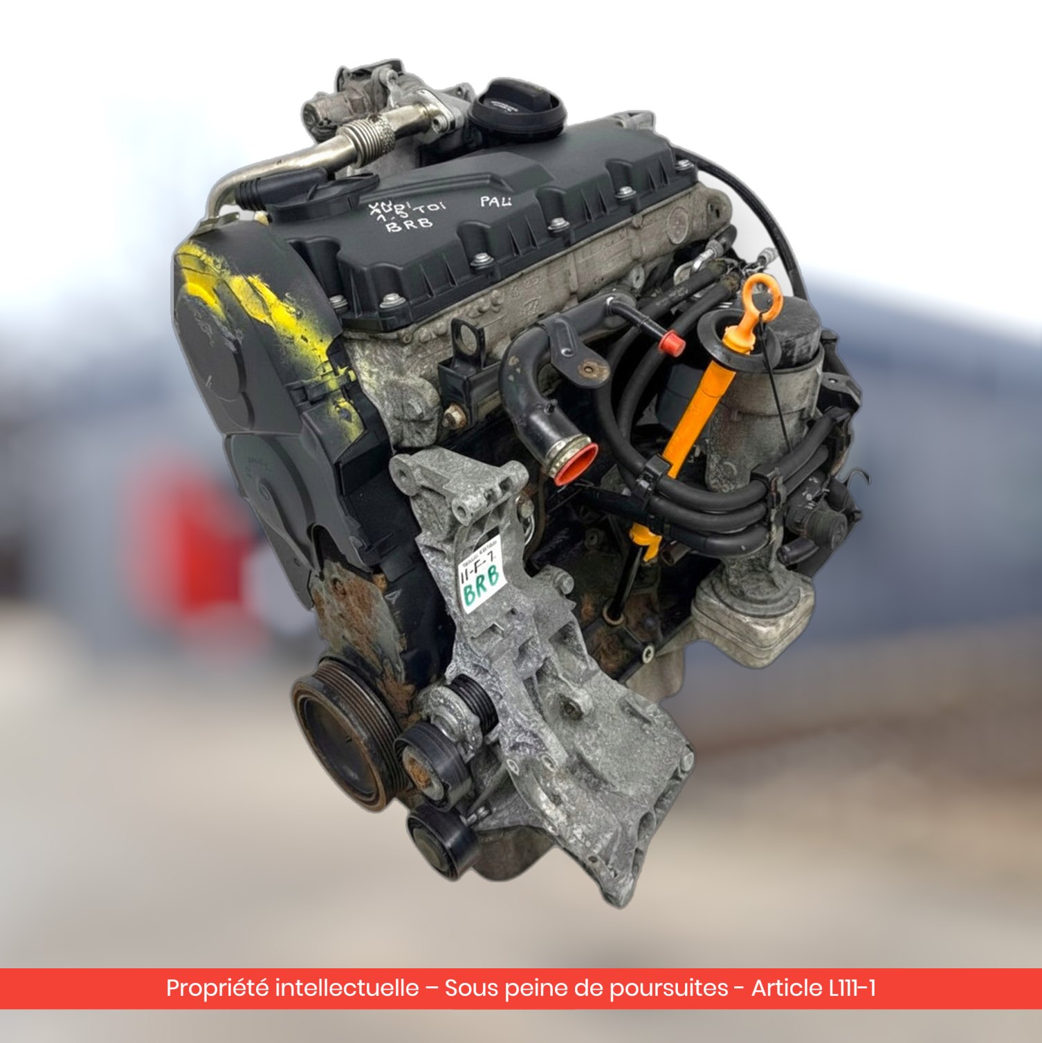 Moteur Audi A4 B7 BRB — occasion — vue 1