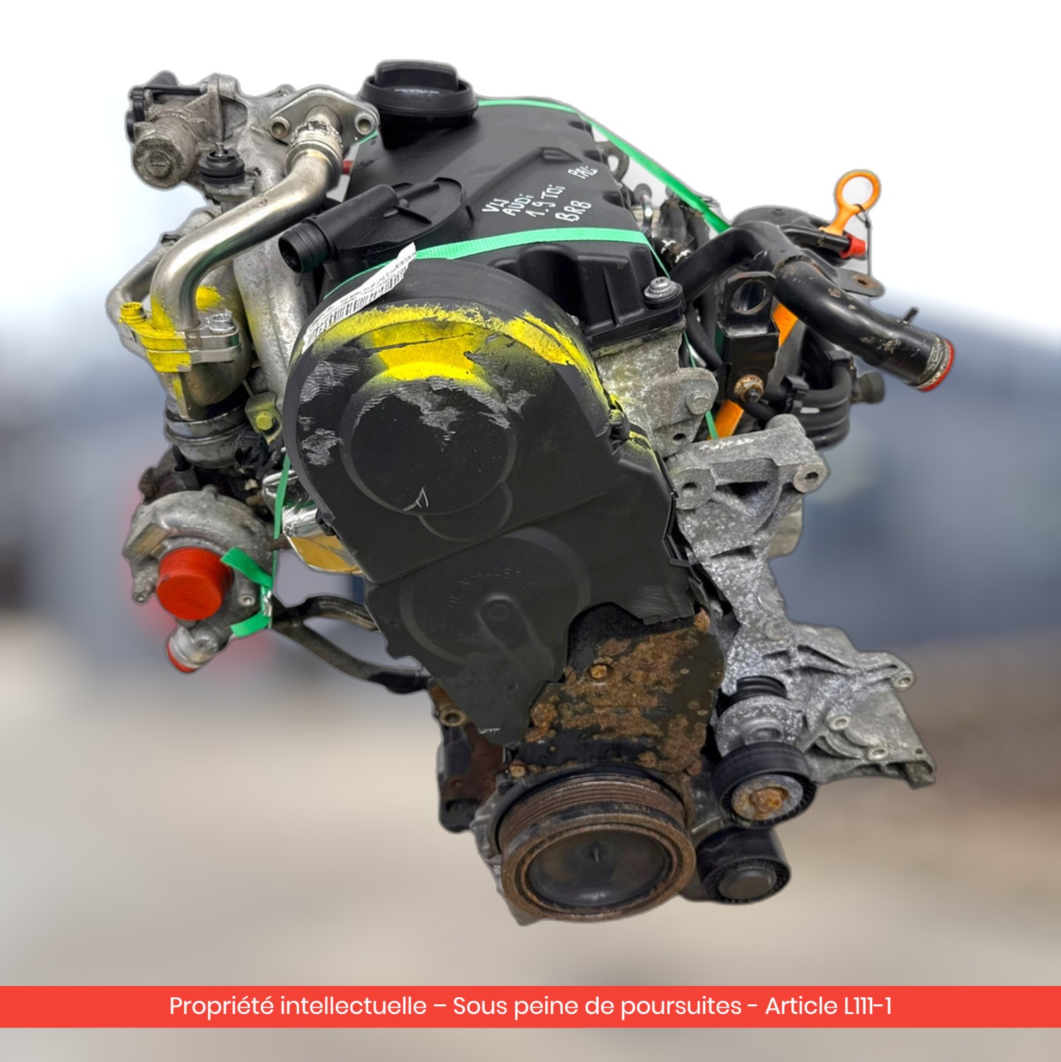 Moteur Audi A4 B7 BRB — occasion — vue 2