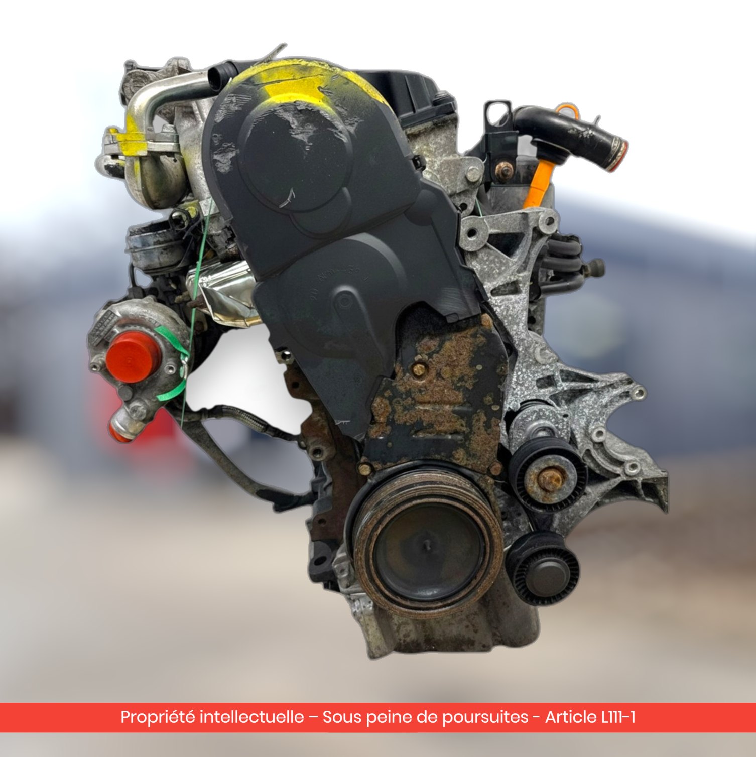 Moteur Audi A4 B7 BRB — occasion — vue 3