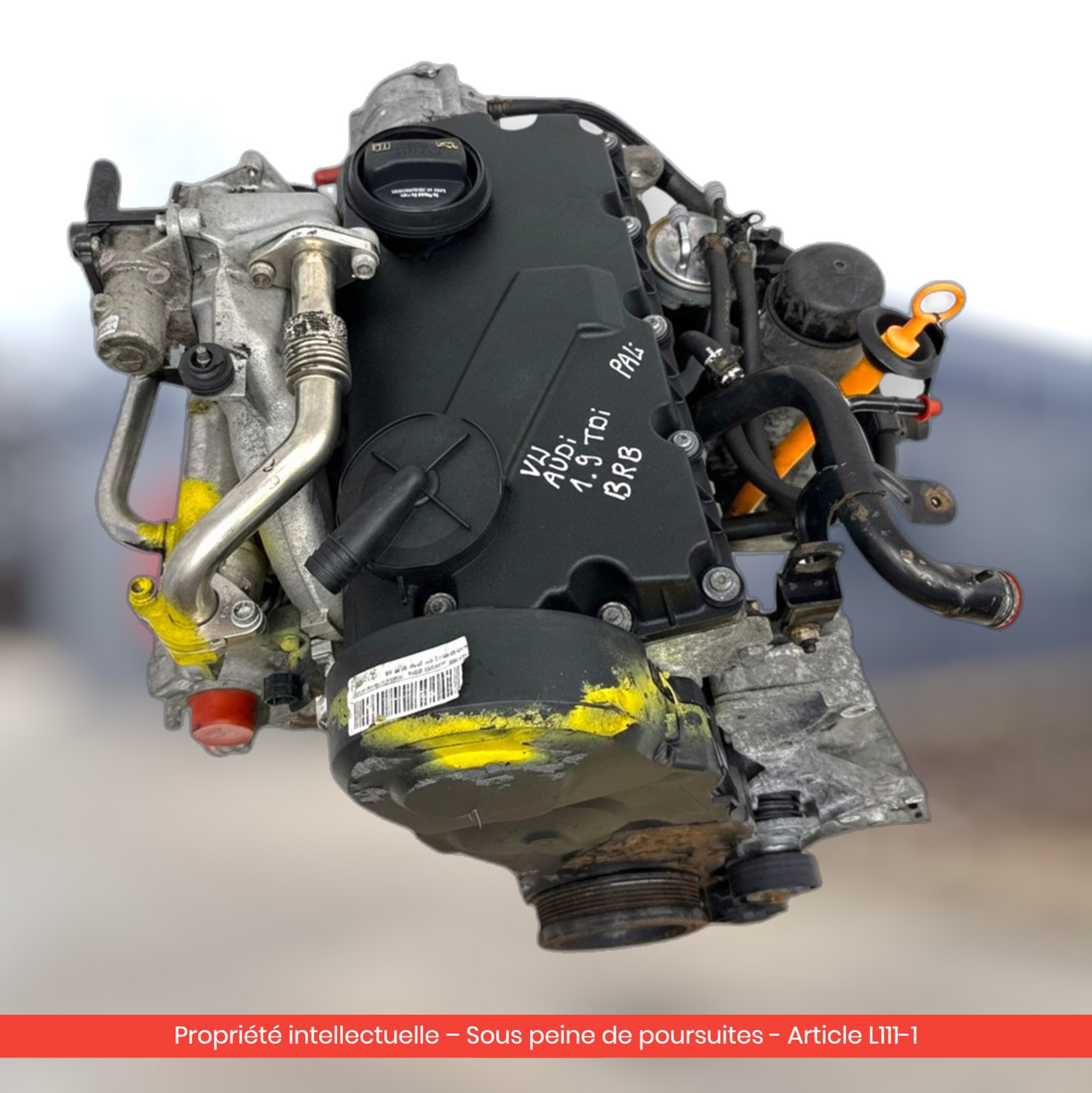 Moteur Audi A4 B7 BRB — occasion — vue 4