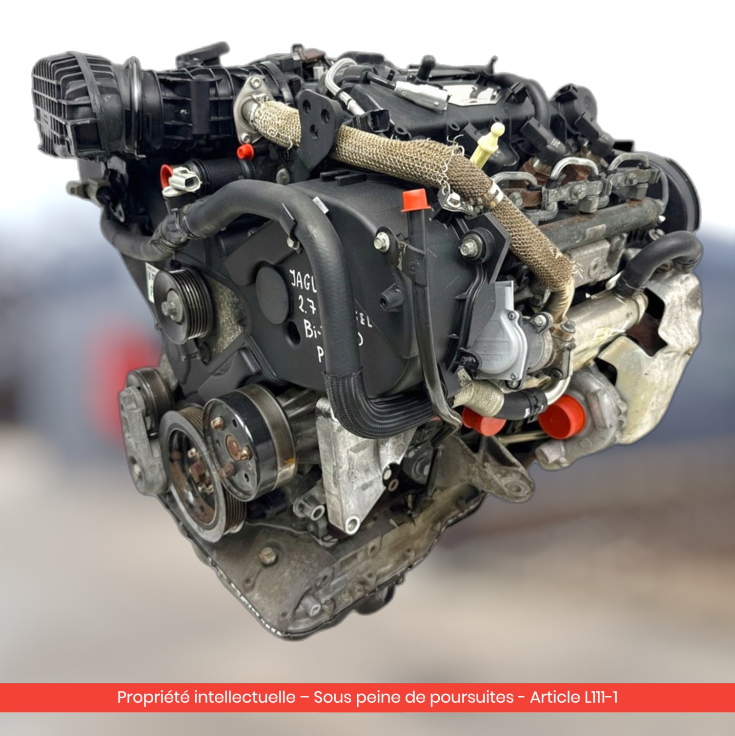 Moteur Jaguar XF X250 XJ X350 AJD 276DT — occasion — vue 3