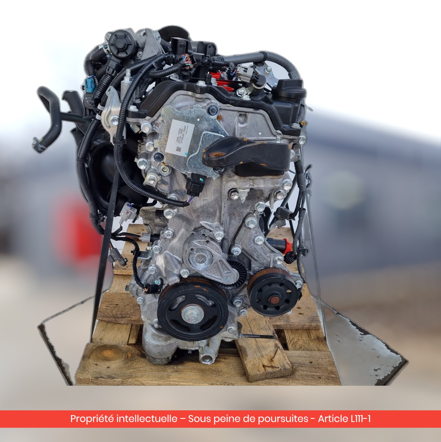 Moteur nu Toyota Yaris III 2NR — occasion — vue 1