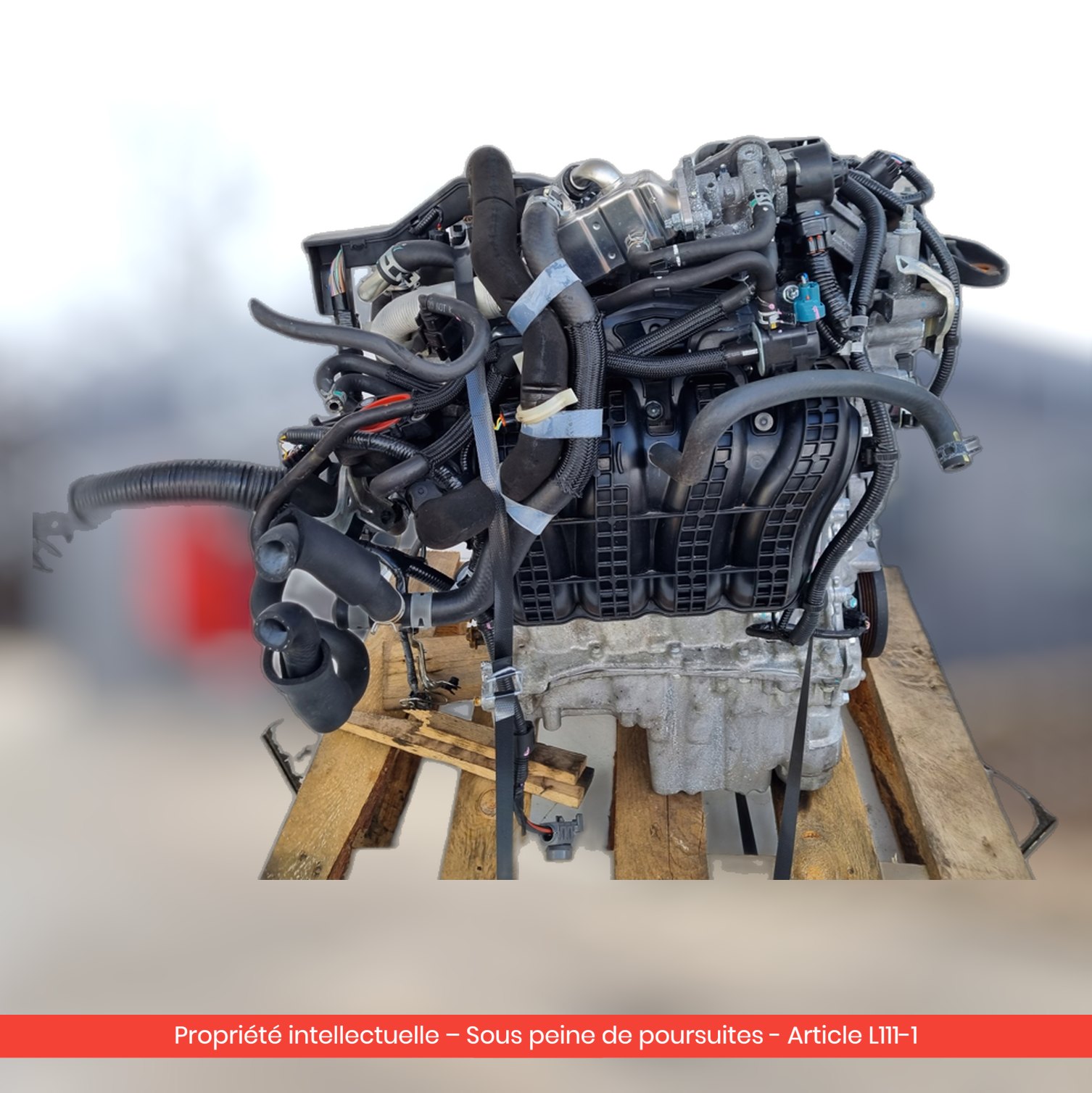 Moteur nu Toyota Yaris III 2NR — occasion — vue 4