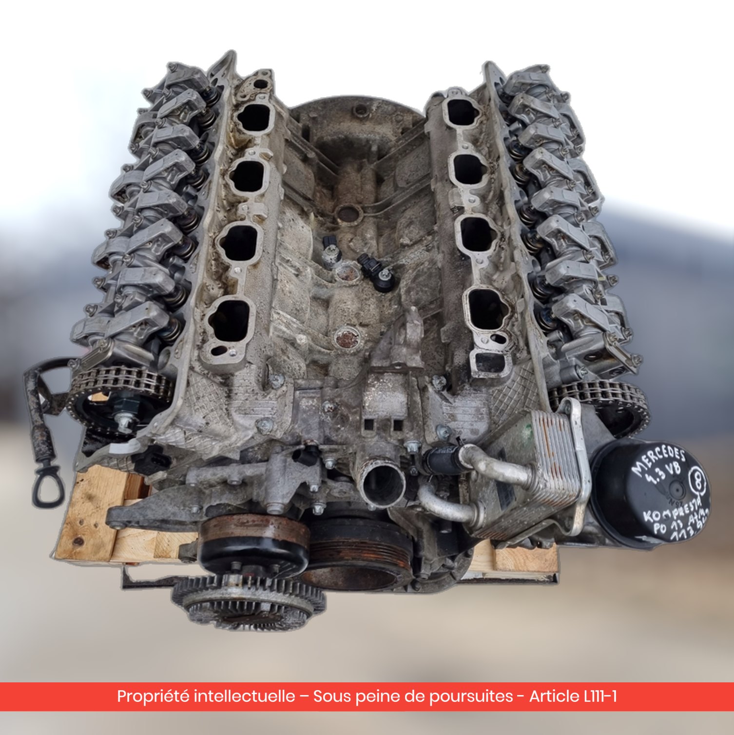 Moteur Mercedes ML W163 V8 113 — occasion — vue 2