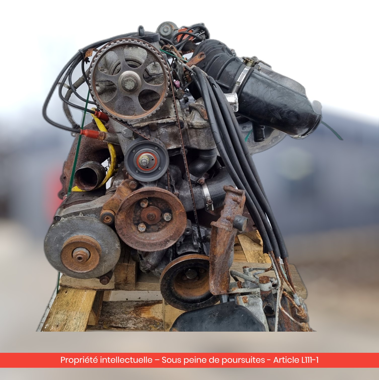 Moteur Porsche XJ — occasion — vue 3