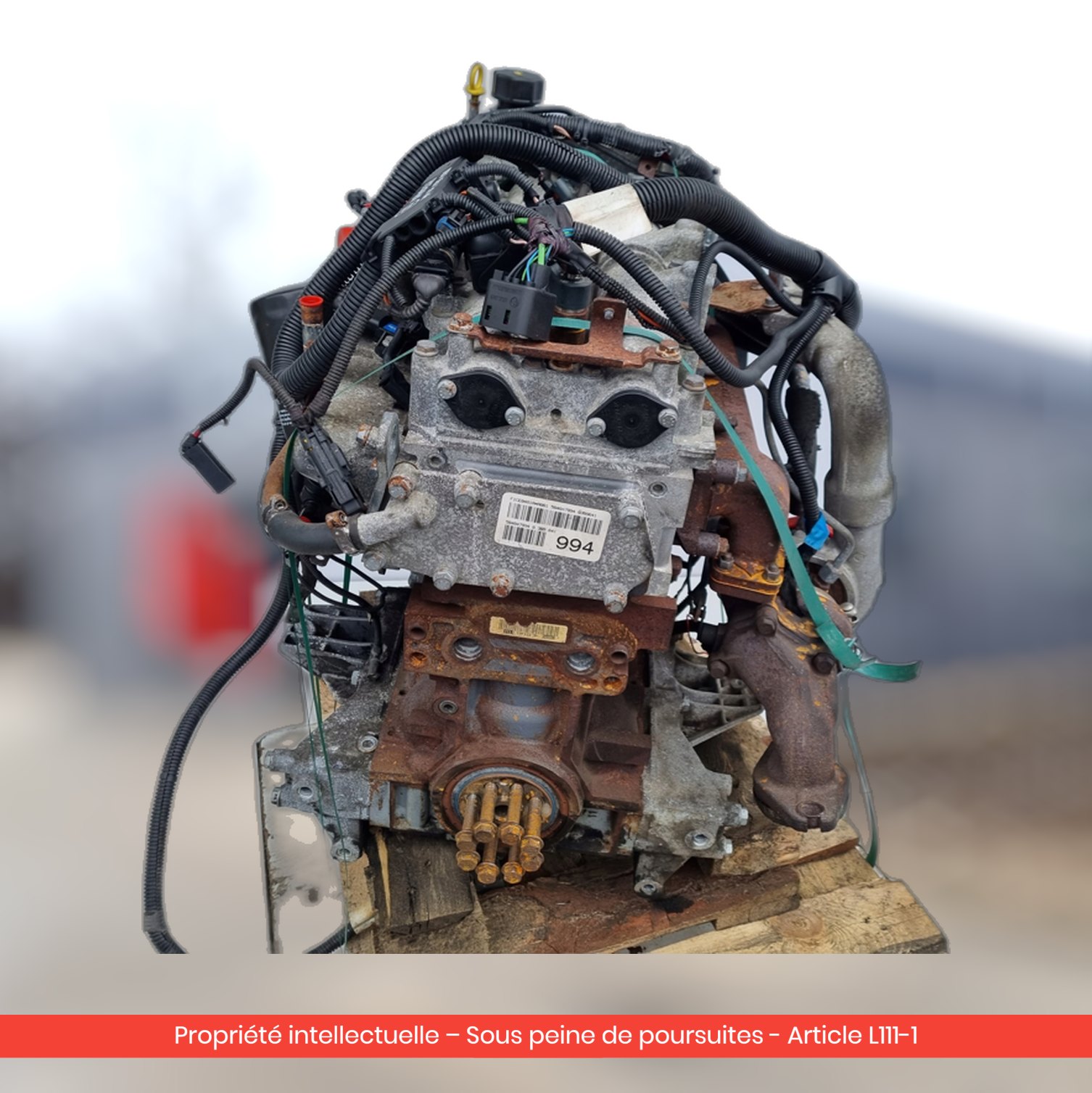 Moteur Iveco F1CE0481A — occasion — vue 1
