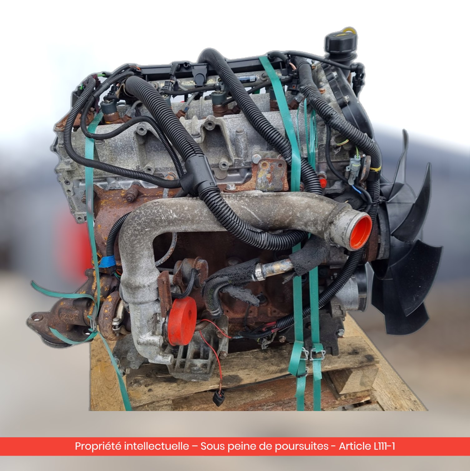 Moteur Iveco F1CE0481A — occasion — vue 2