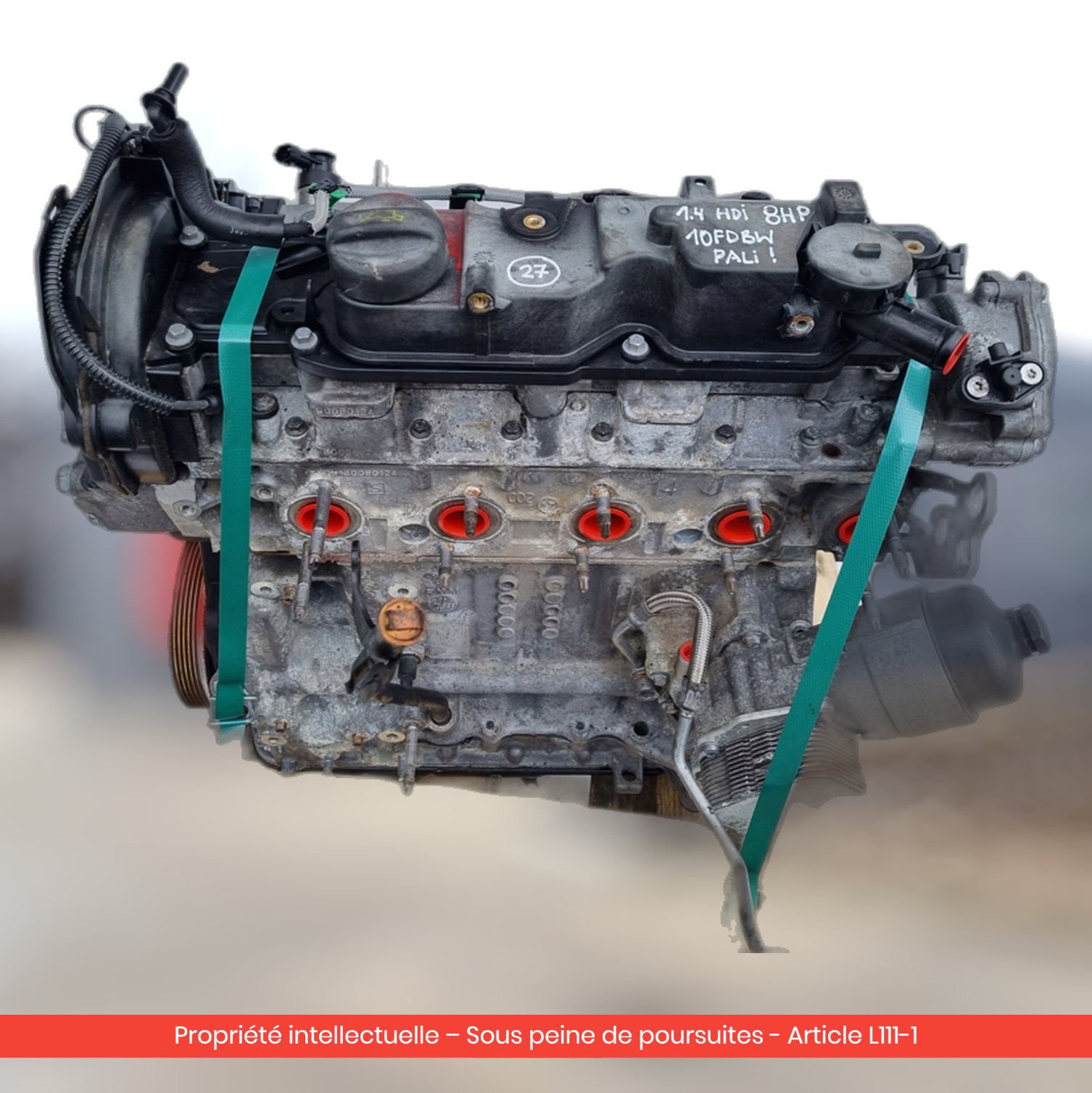 Moteur Peugeot 208 8HP 10FDBW — occasion — vue 1