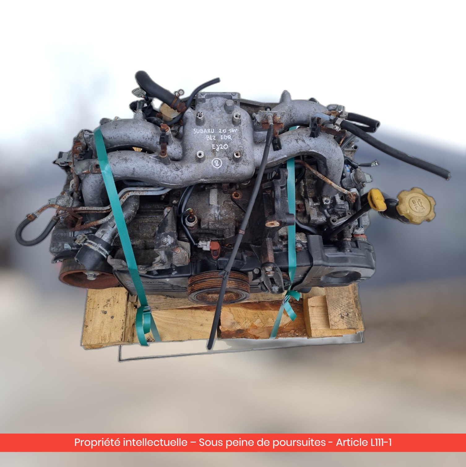 Moteur Subaru EJ20 — occasion — vue 2