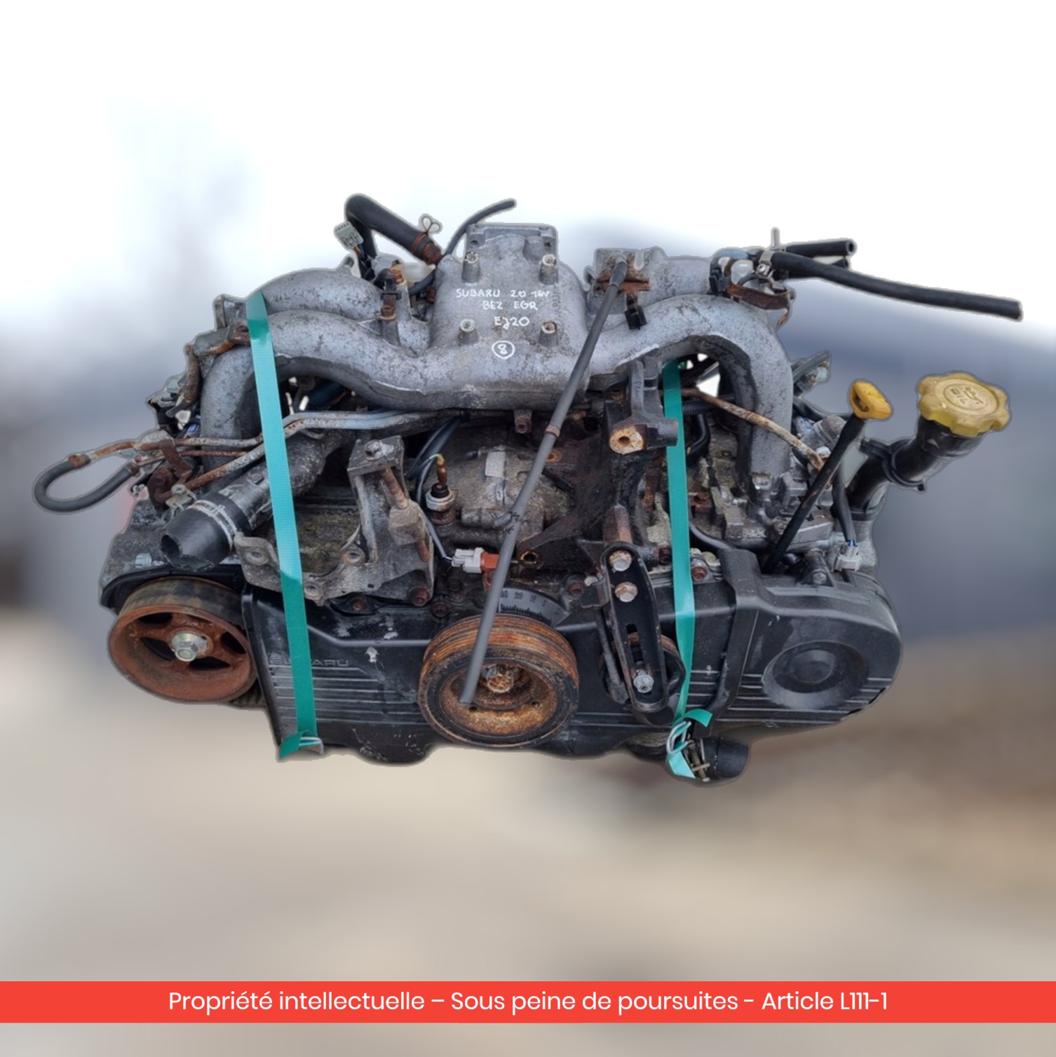 Moteur Subaru EJ20 — occasion — vue 4