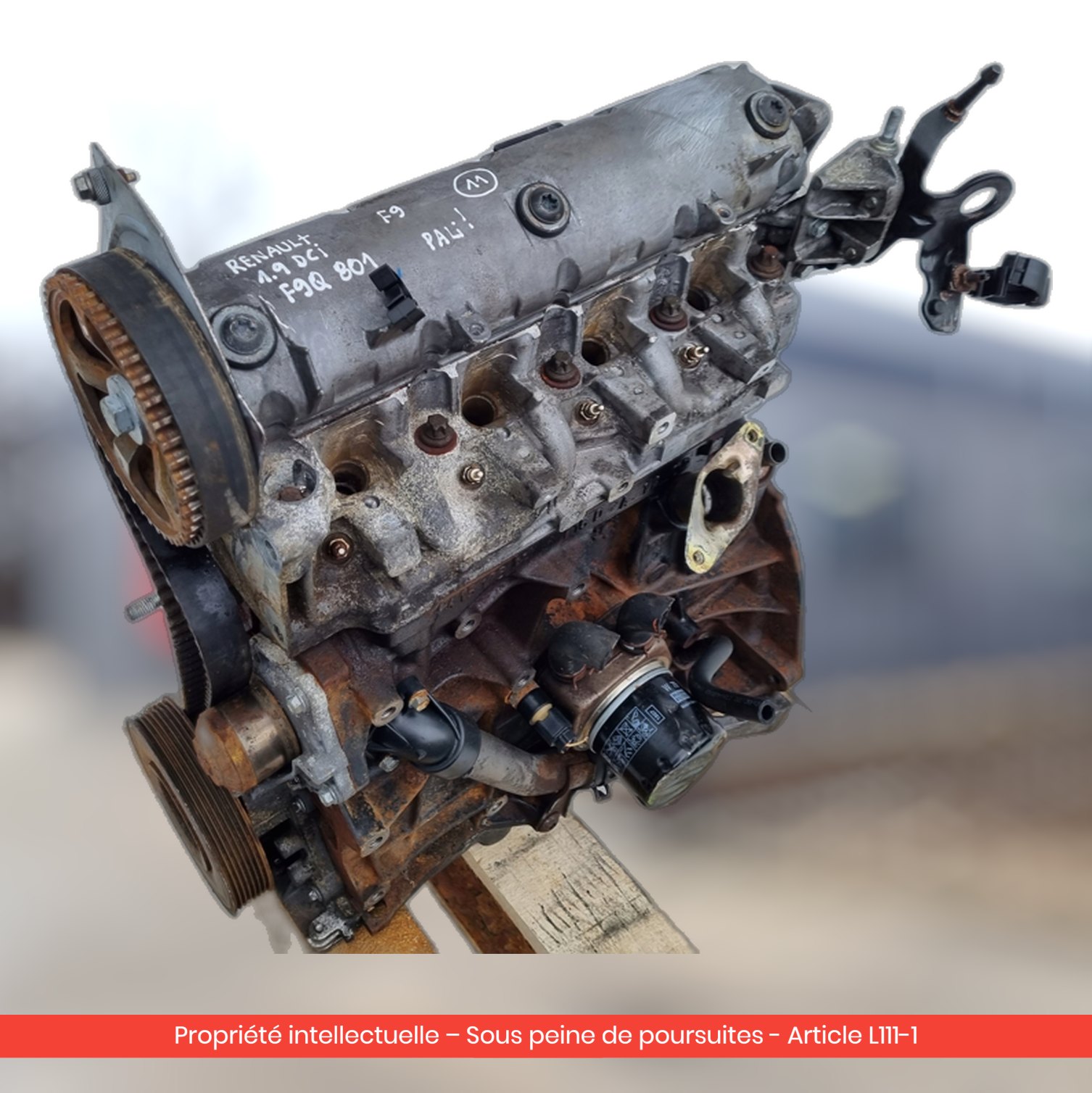 Moteur Renault Scenic II F9Q801 — occasion — vue 2