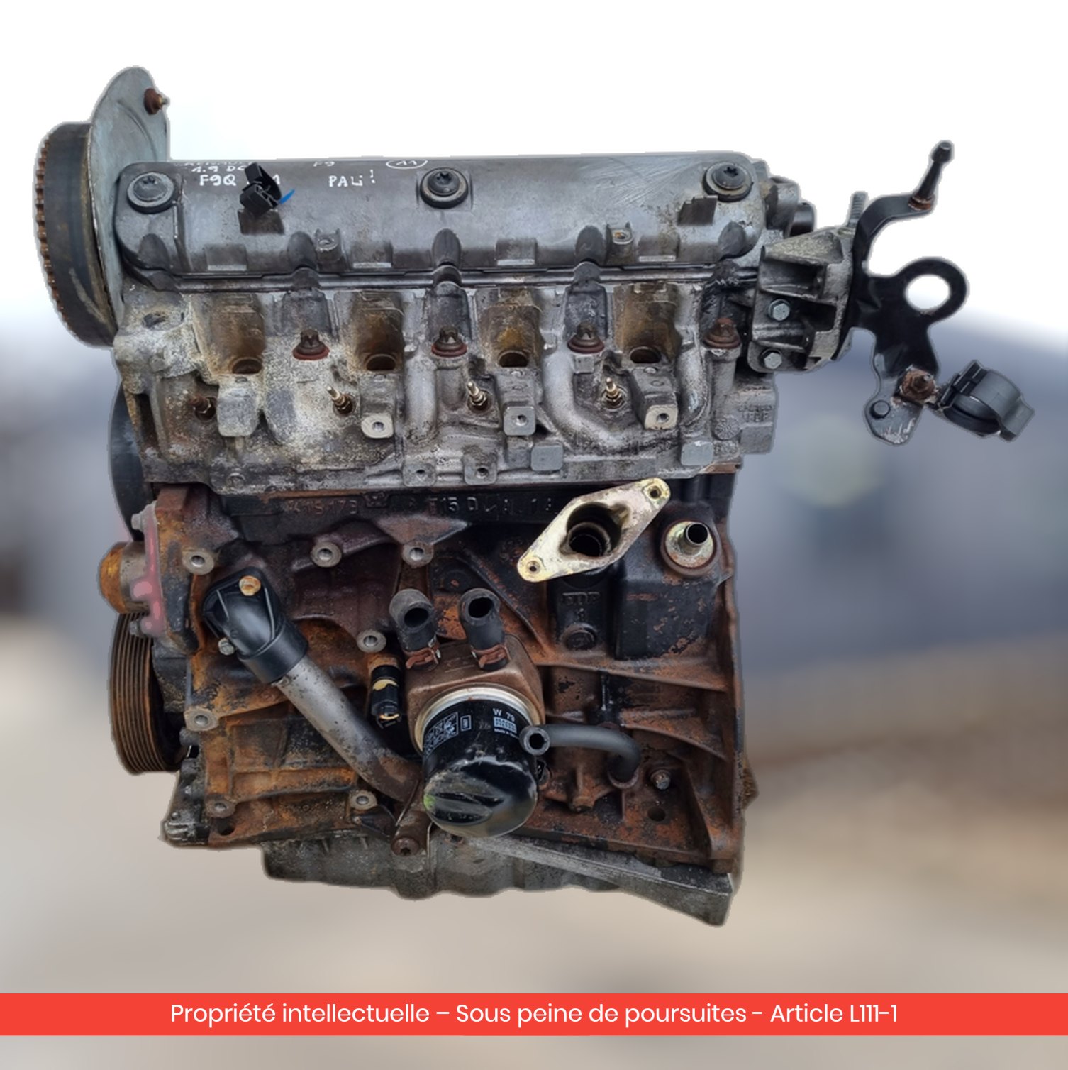 Moteur Renault Megane II F9Q801 — occasion — vue 4