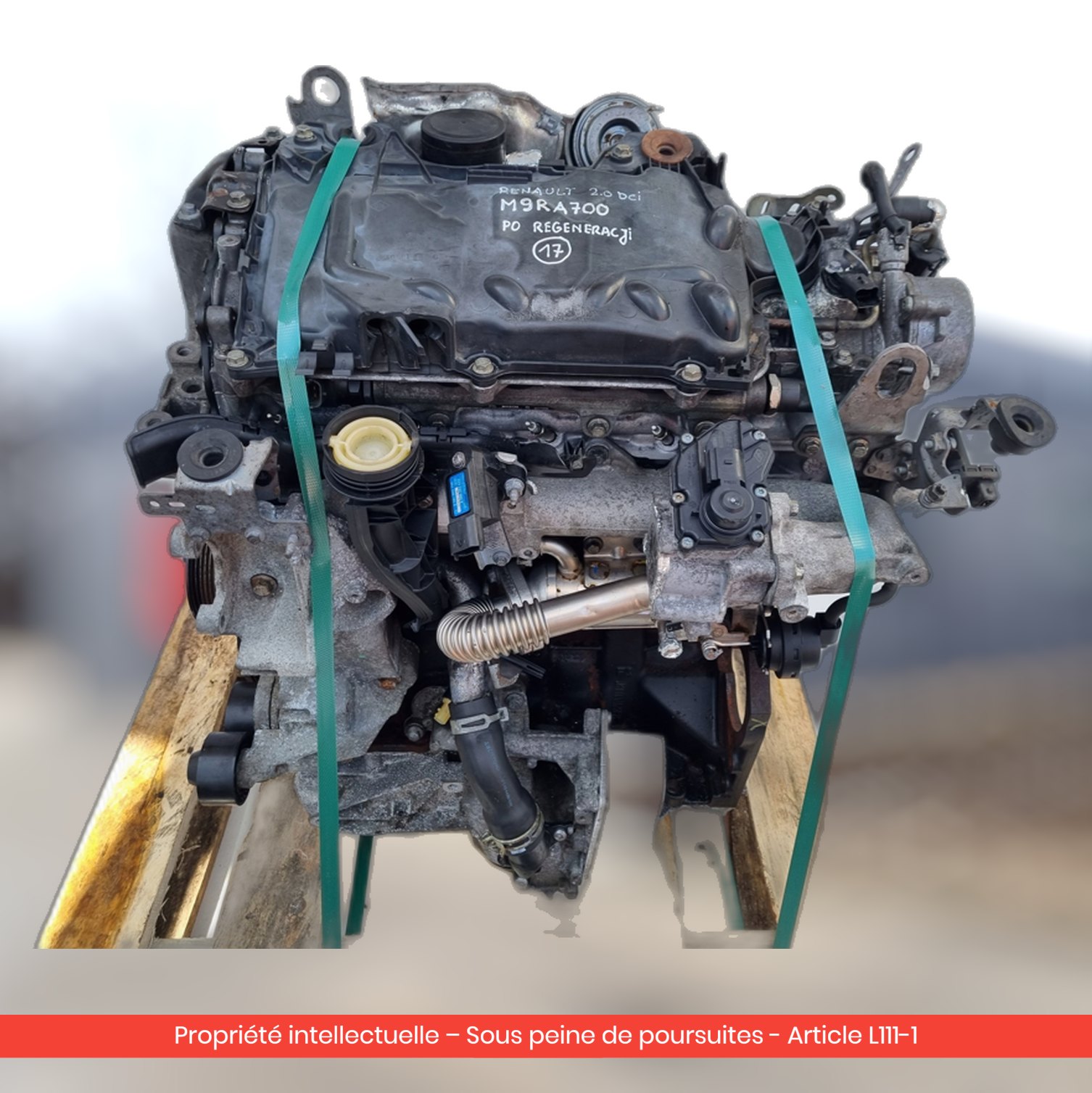 Moteur Renault Megane II M9R700 M9RA700 — occasion — vue 2