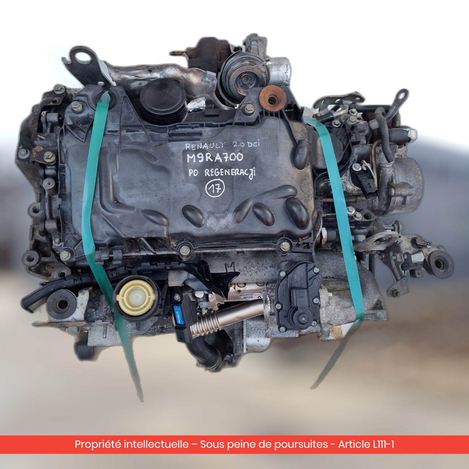 Moteur Renault Scenic II M9R700 M9RA700 — occasion — vue 4