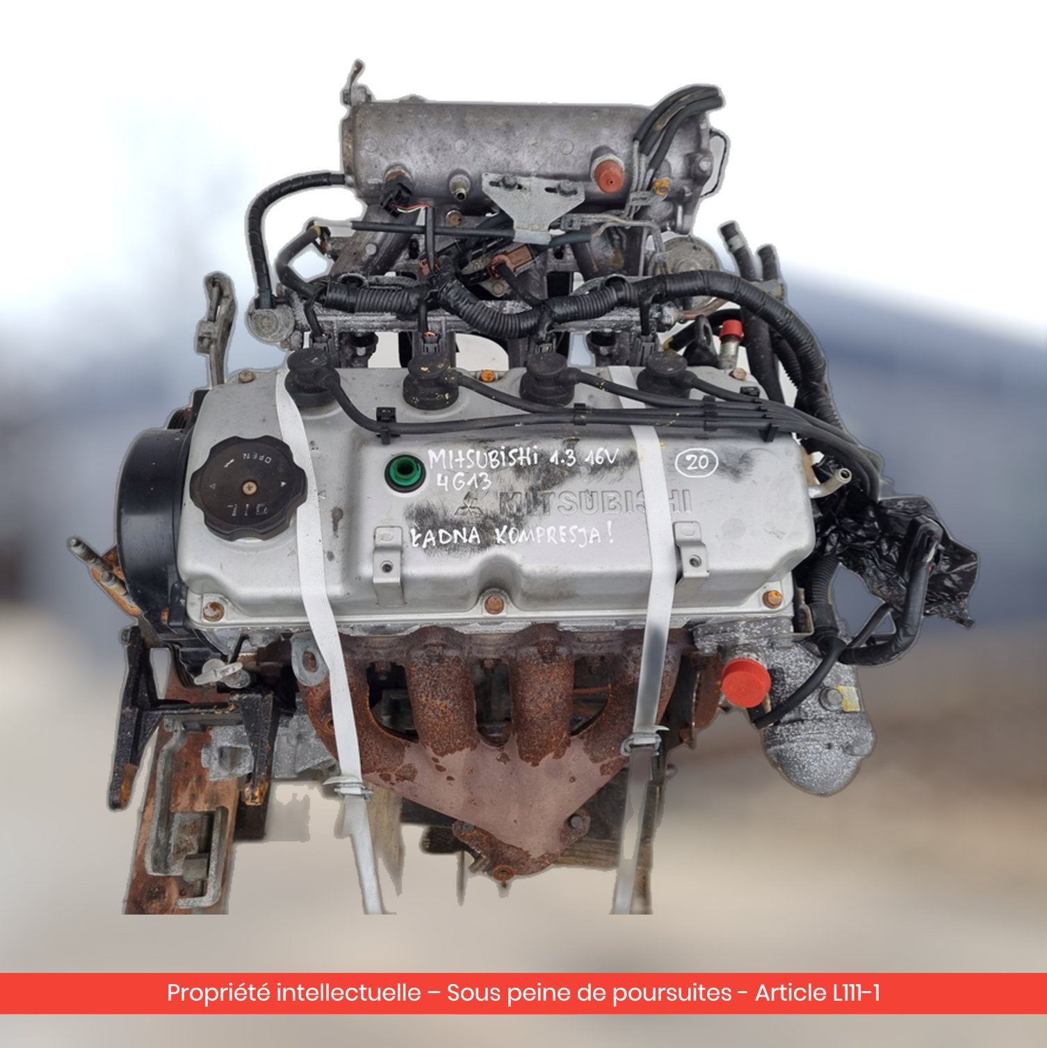 Moteur Mitsubishi Carisma 4G13 — occasion — vue 3