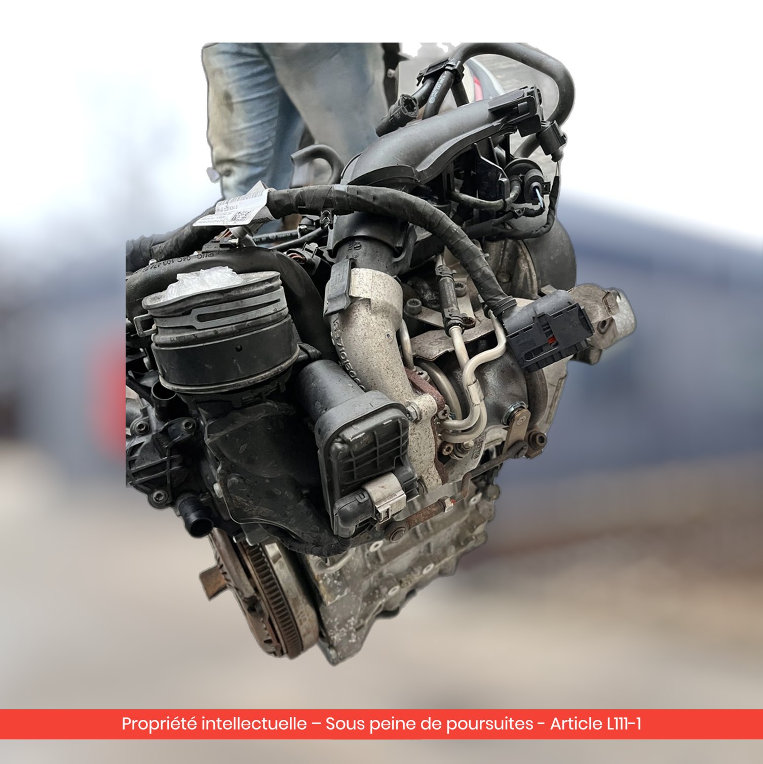 Moteur Audi Q2 / Seat Ibiza / Arona CHZJ — occasion — vue 4