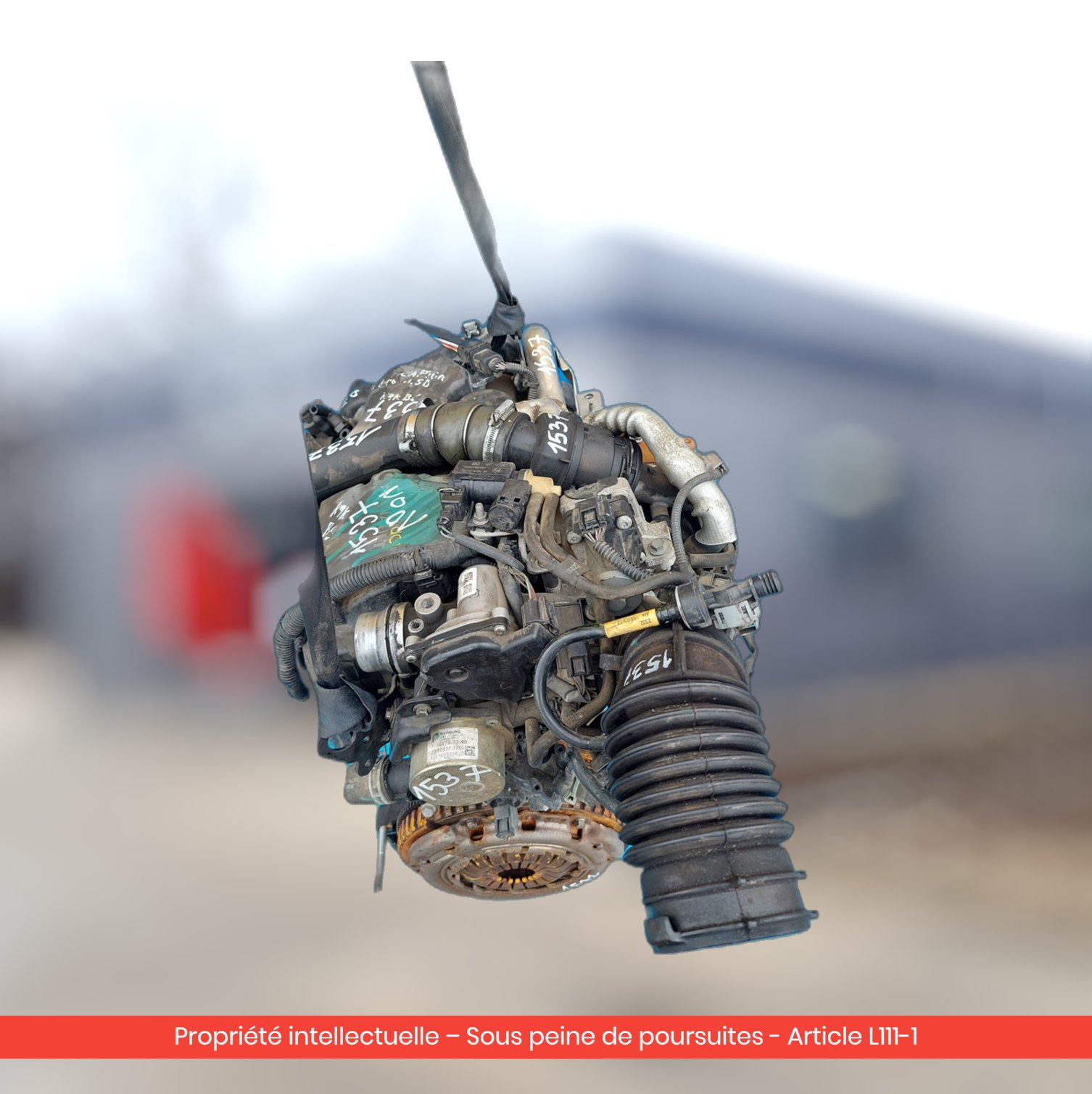 Moteur Nissan Note / Renault Clio IV / Captur K9KB608 — occasion — vue 1