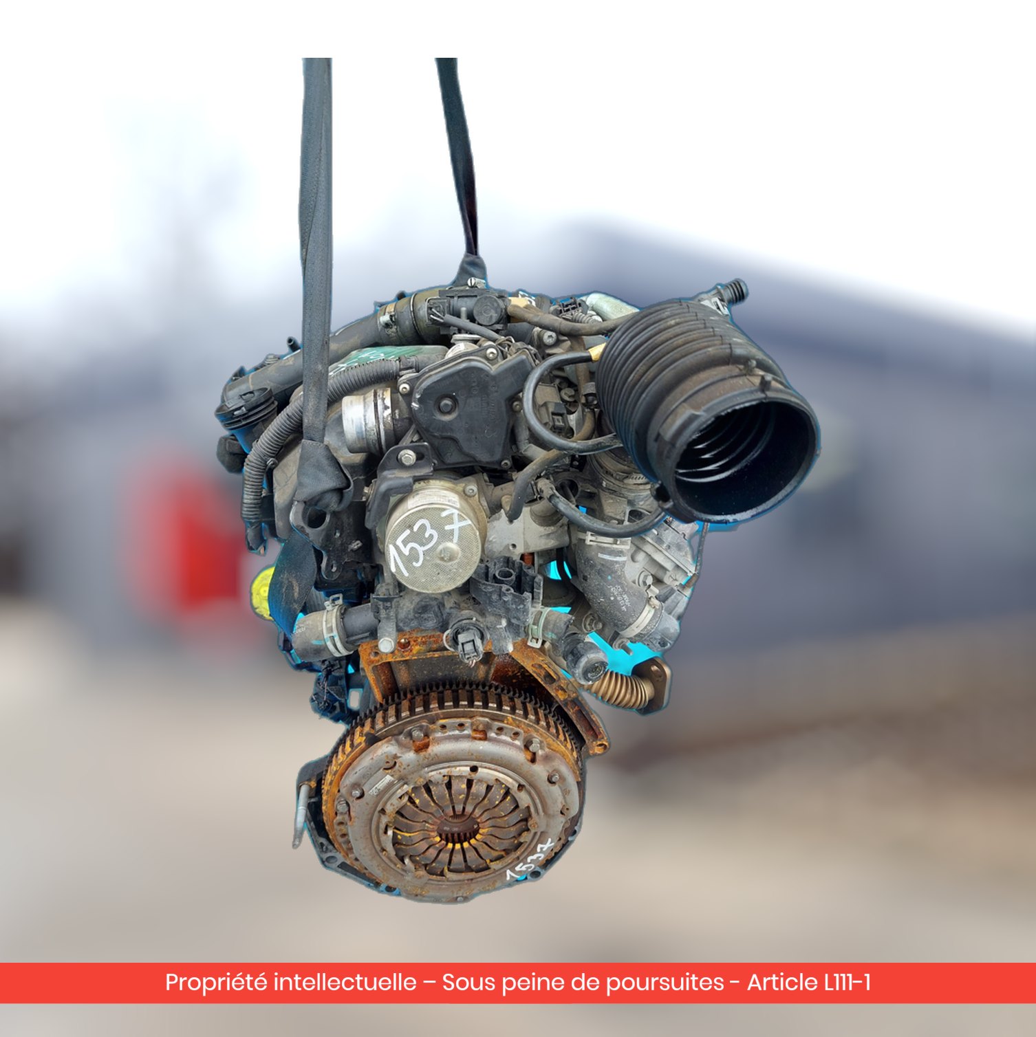 Moteur Nissan Note / Renault Clio IV / Captur K9KB608 — occasion — vue 2