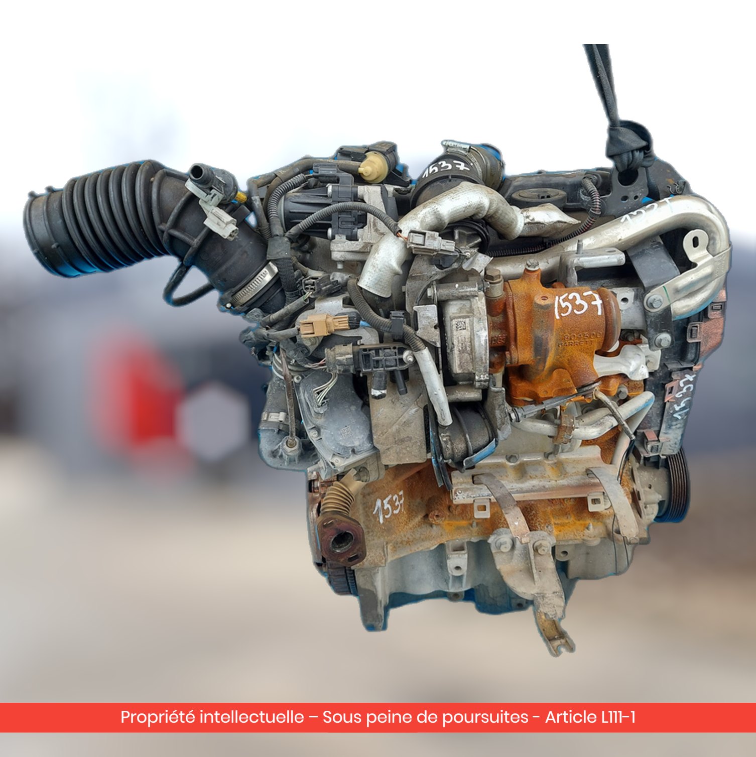 Moteur Nissan Note / Renault Clio IV / Captur K9KB608 — occasion — vue 3