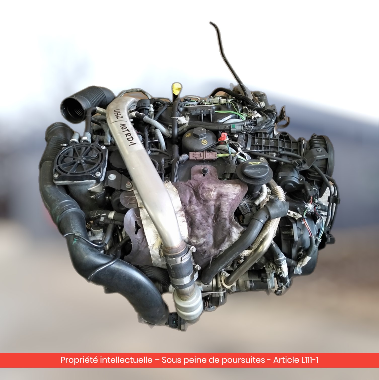 Moteur Citroën C6 / Peugeot 607 II / 407 UHZ — occasion — vue 2
