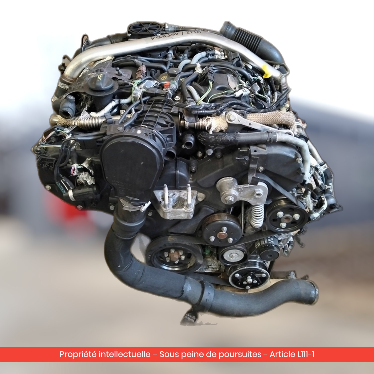 Moteur Citroën C6 / Peugeot 607 II / 407 UHZ — occasion — vue 4