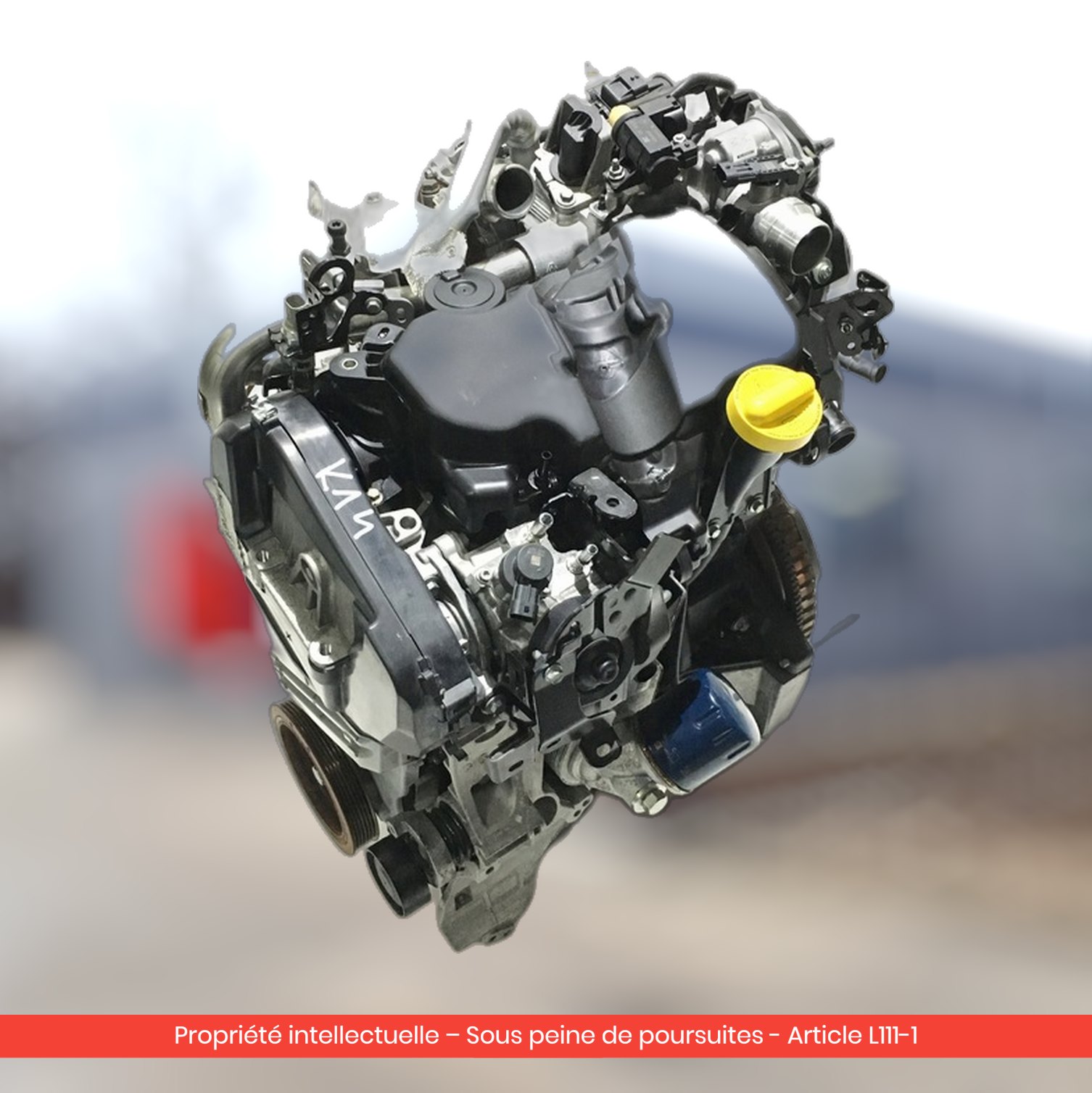 Moteur Dacia Duster II / Renault Scenic III / Megane III K9KG656 — occasion — vue 4