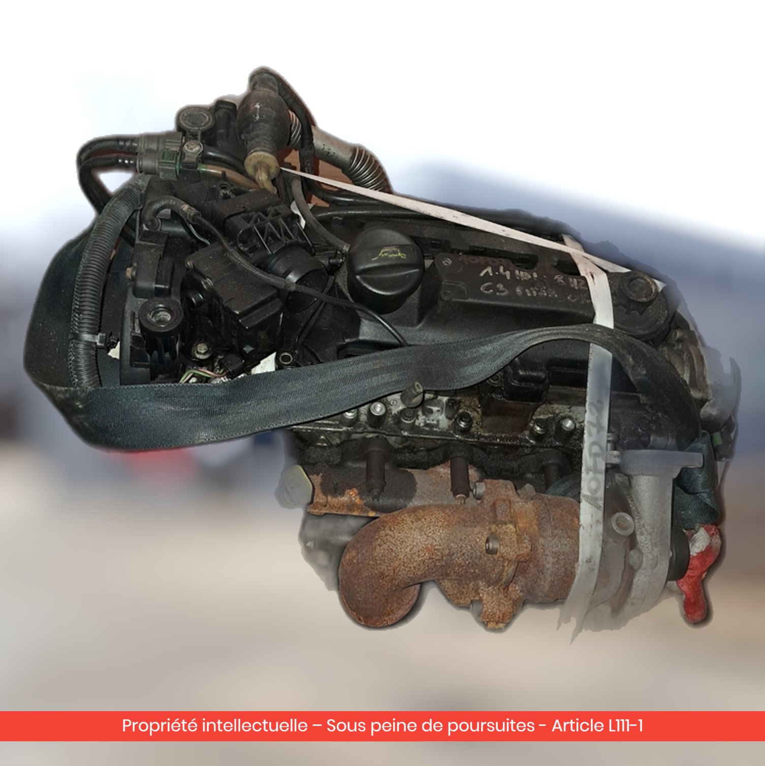 Moteur Citroën C3 II / C3 A51 / C2 8HZ — occasion — vue 2