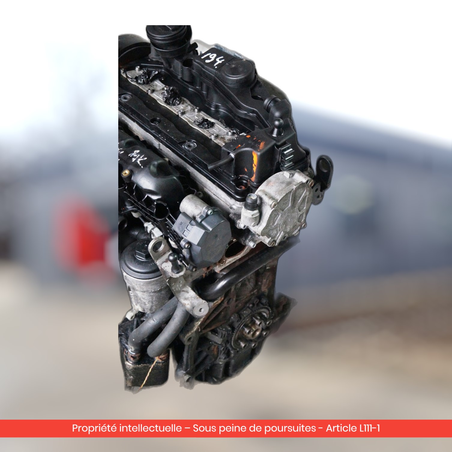 Moteur Audi A3 / Volkswagen Passat / Eos CBAB — occasion — vue 3