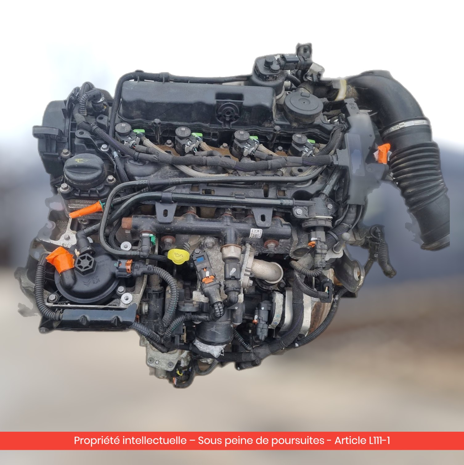 Moteur Citroën C2 / C3 II / C4 KFU-JW — occasion — vue 2