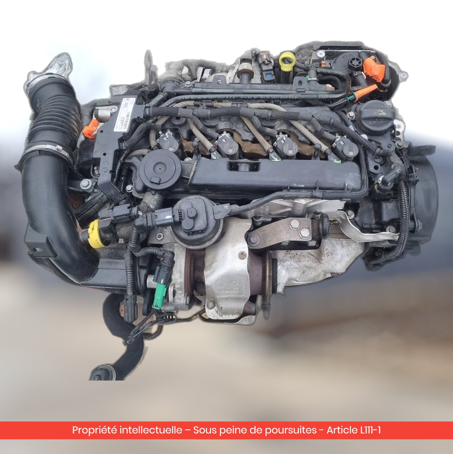 Moteur Citroën C2 / C3 II / C4 KFU-JW — occasion — vue 3