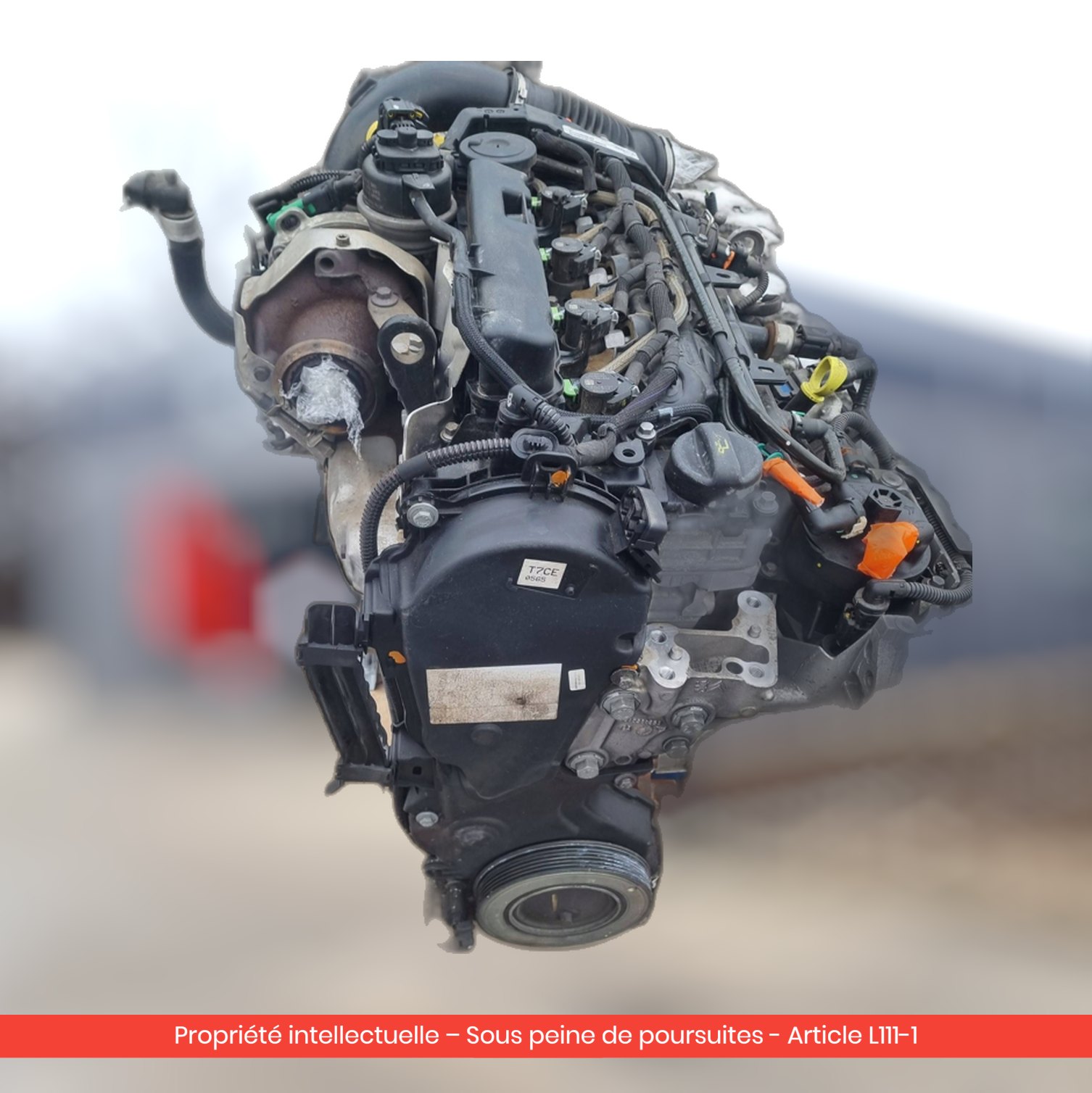 Moteur Citroën C2 / C3 II / C4 KFU-JW — occasion — vue 4