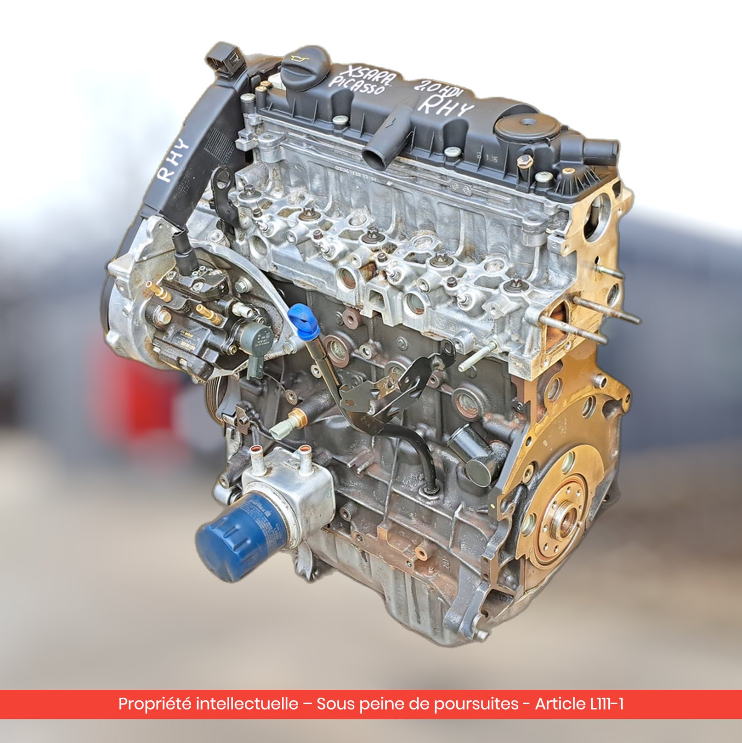 Moteur Citroën Xsara Picasso / Berlingo / Berlingo II RHY — occasion — vue 2