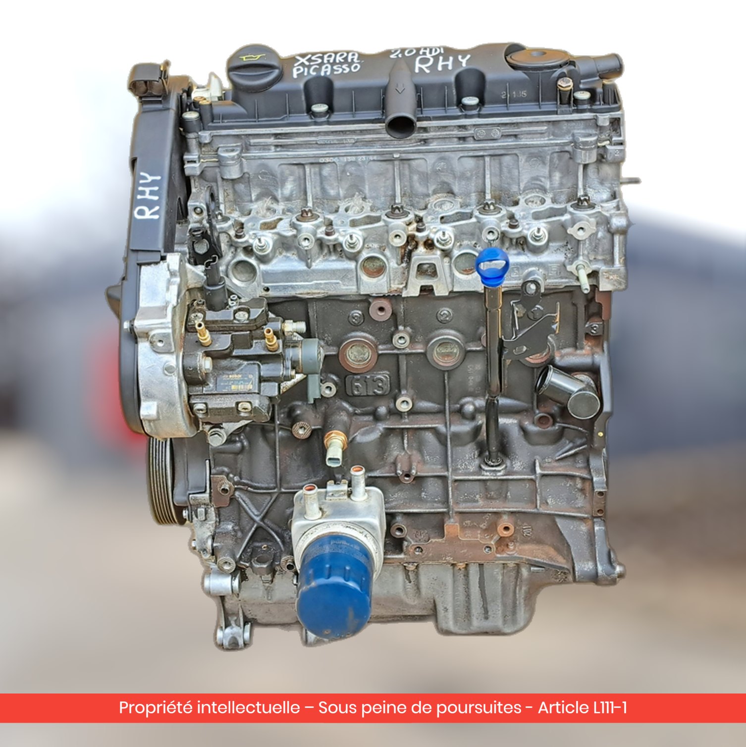 Moteur Citroën Xsara Picasso / Berlingo / Berlingo II RHY — occasion — vue 3