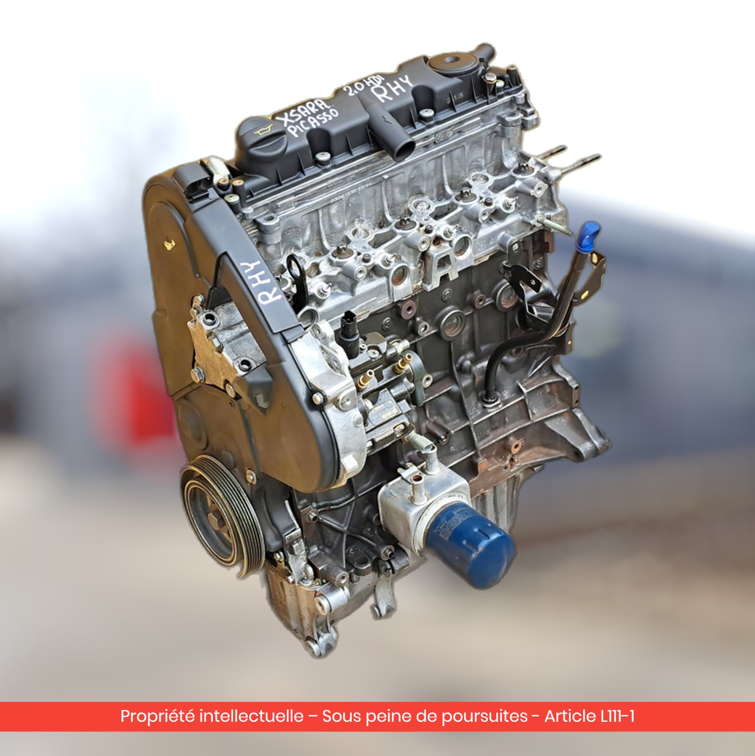 Moteur Citroën Xsara Picasso / Berlingo / Berlingo II RHY — occasion — vue 4