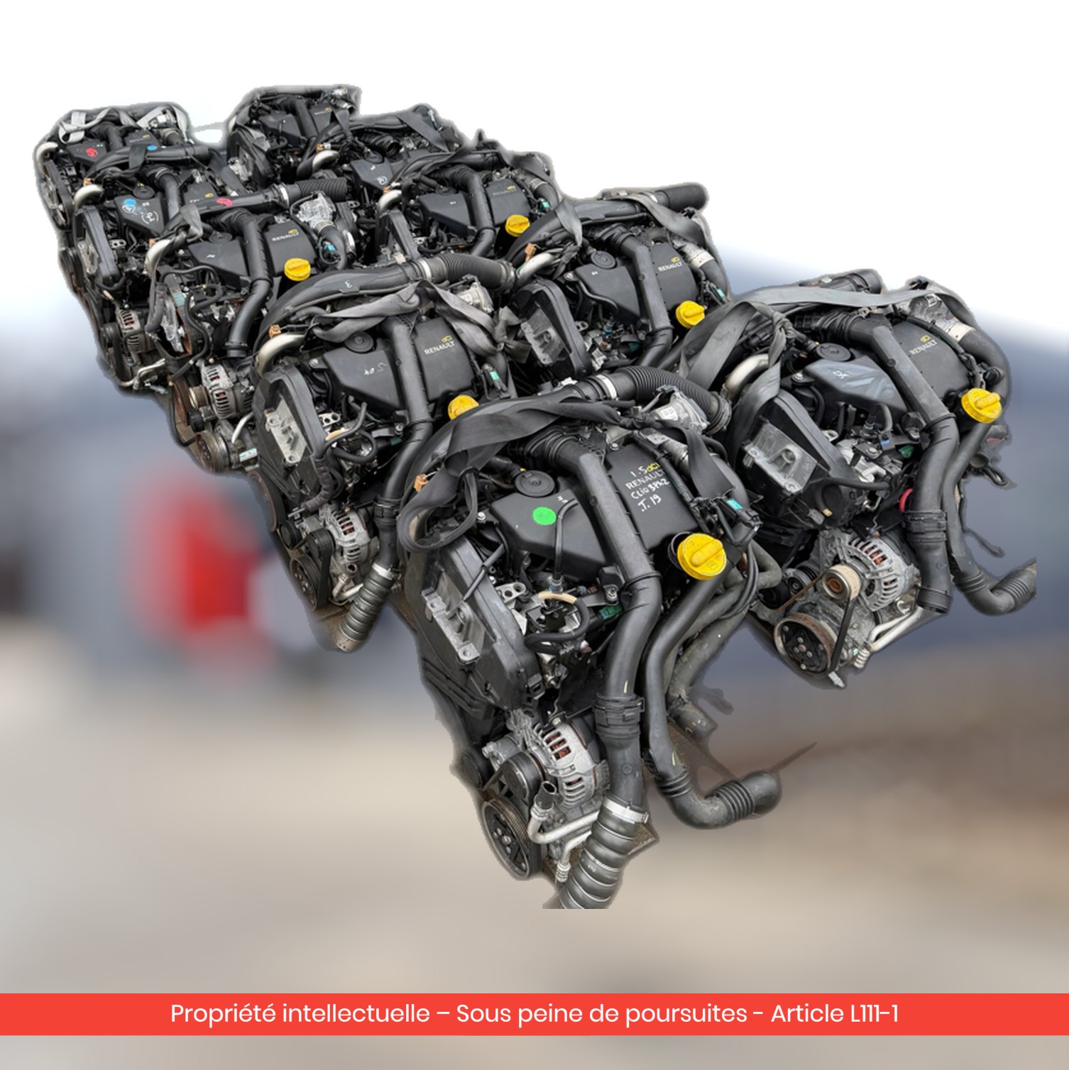 Moteur Dacia Sandero II / Dokker / Logan II K9KC612 — occasion — vue 1