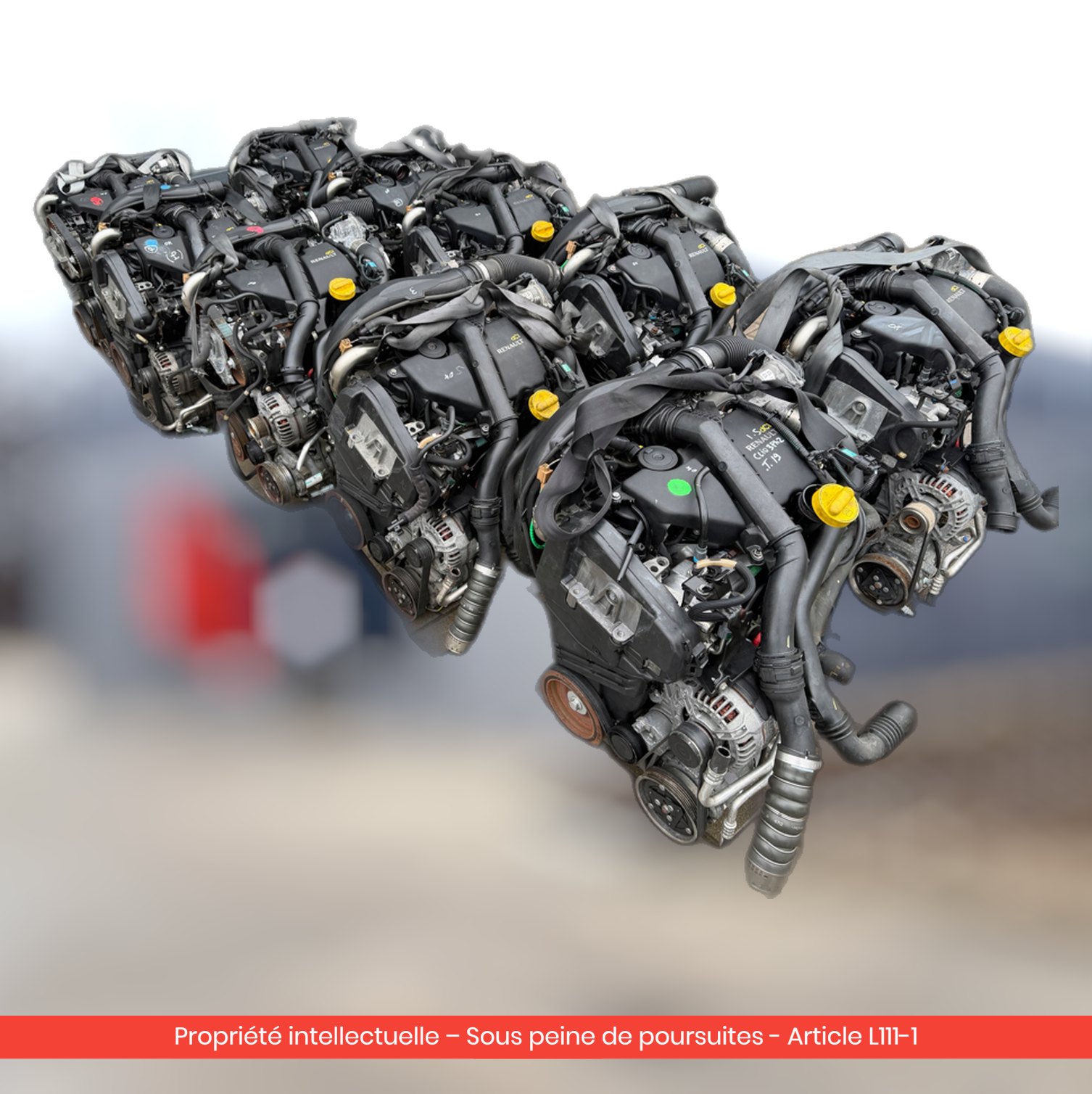 Moteur Dacia Sandero II / Dokker / Logan II K9KC612 — occasion — vue 2
