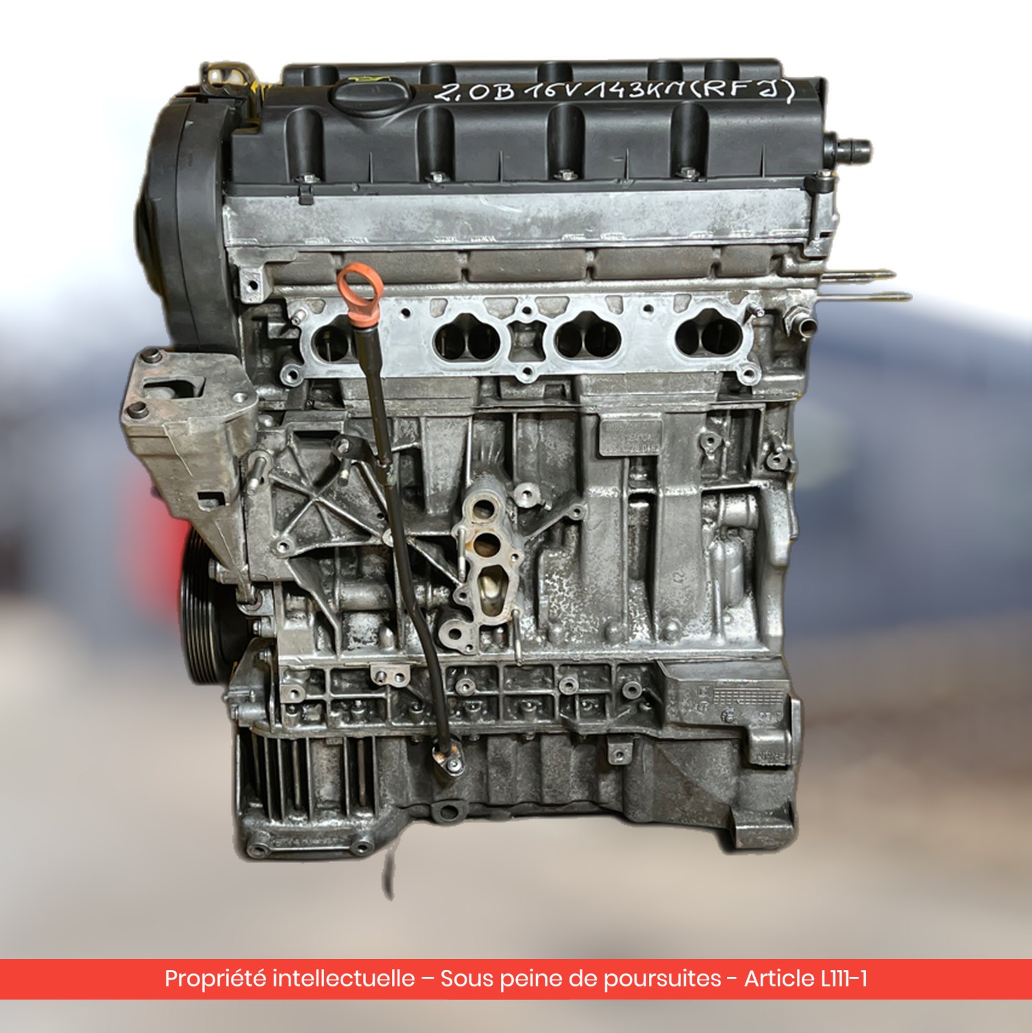 Moteur Citroën C5 / Peugeot 307 / 206 RFN-PSA — occasion — vue 3