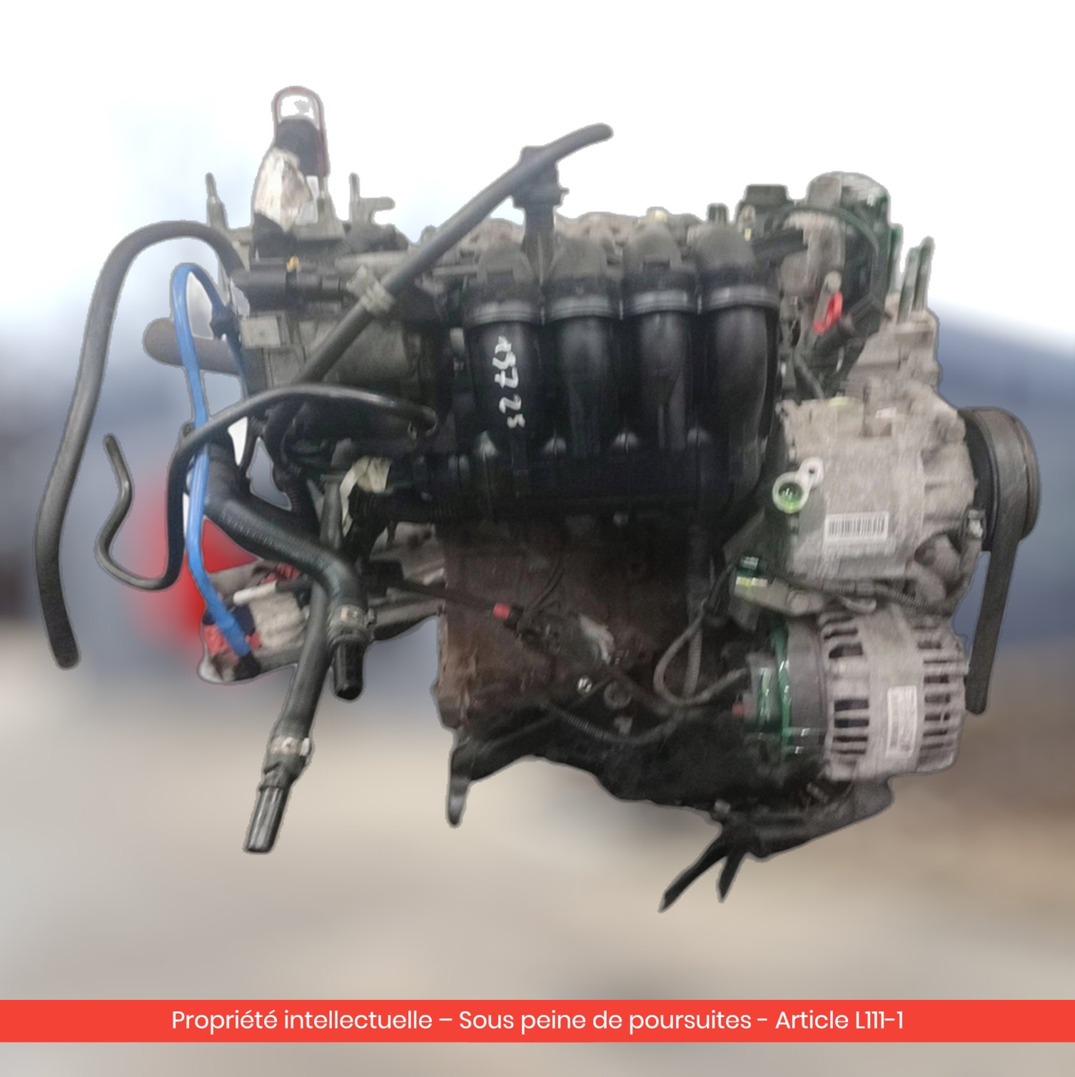 Moteur Fiat 500 / Grand Punto / Punto 169A4000 — occasion — vue 4