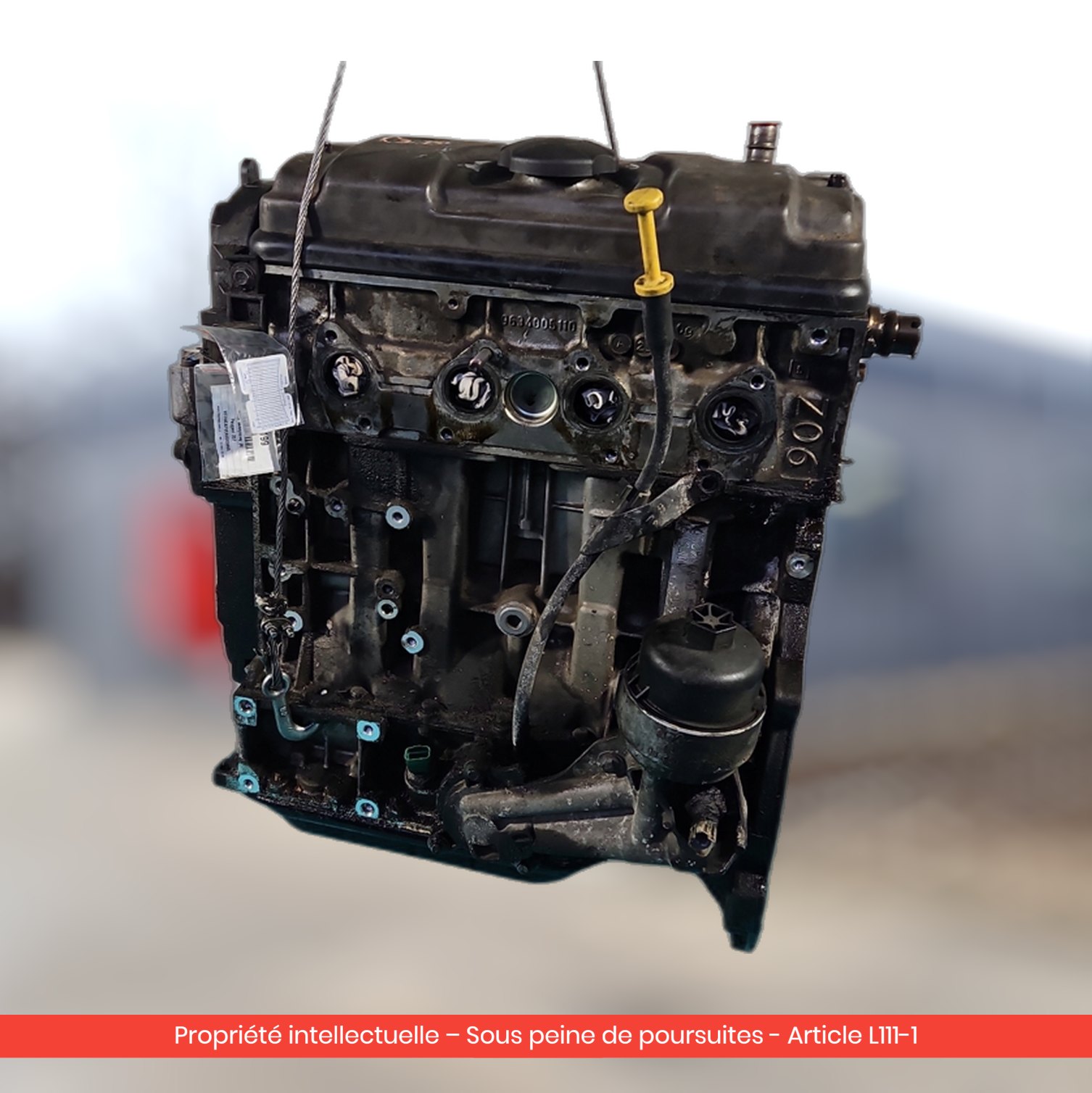 Moteur Citroën C3 / C2 / C3 Pluriel KFV — occasion — vue 3