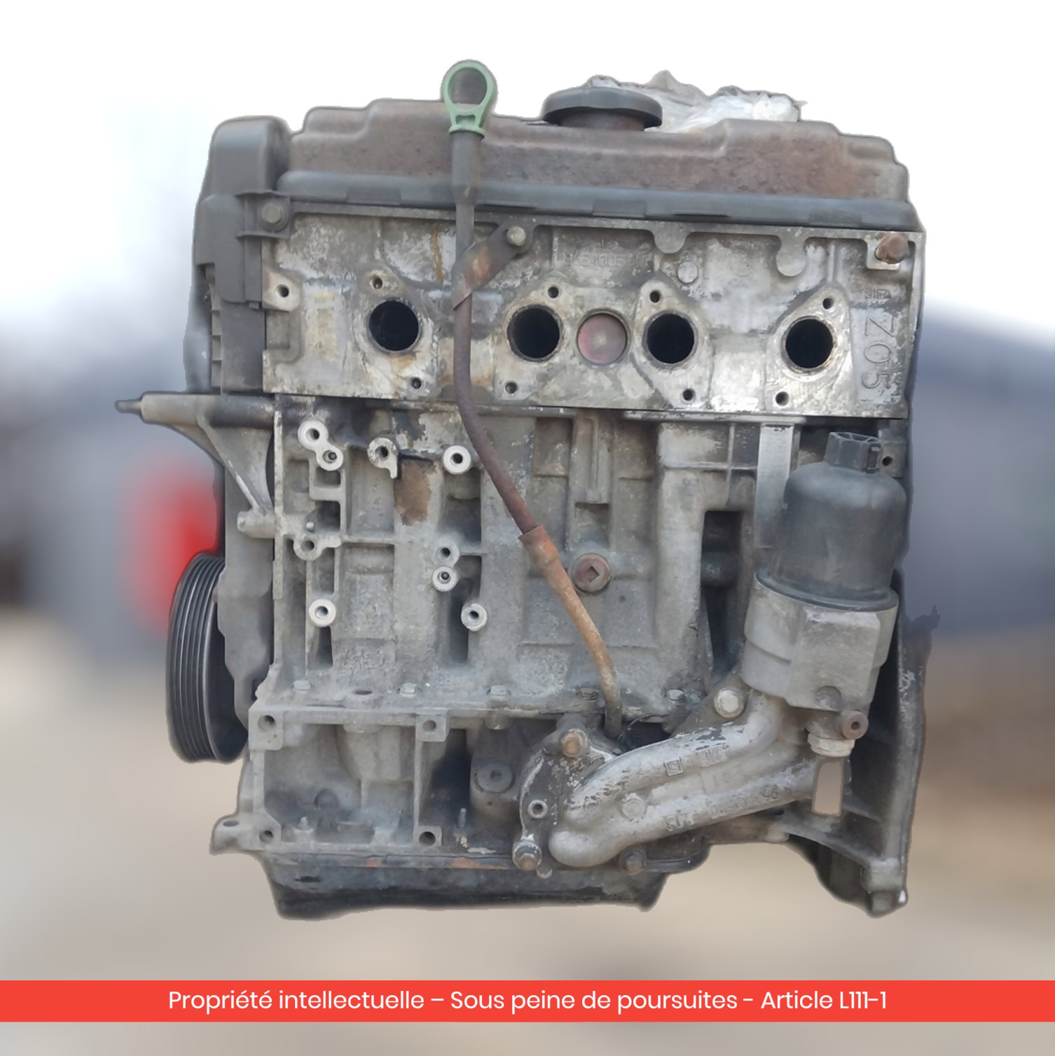 Moteur Citroën Saxo / Peugeot 106 II / 206 HFX — occasion — vue 2