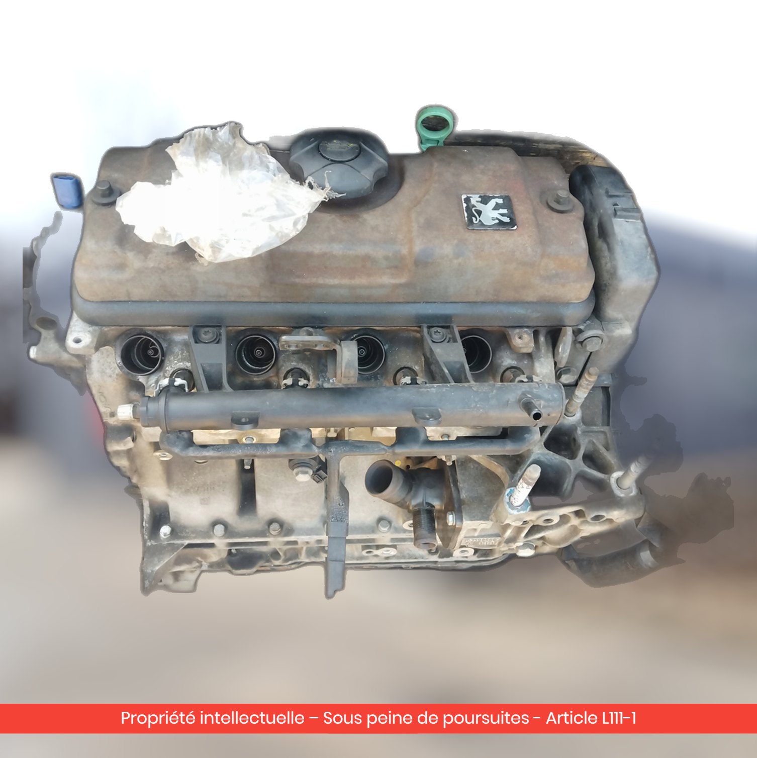 Moteur Citroën Saxo / Peugeot 106 II / 206 HFX — occasion — vue 3