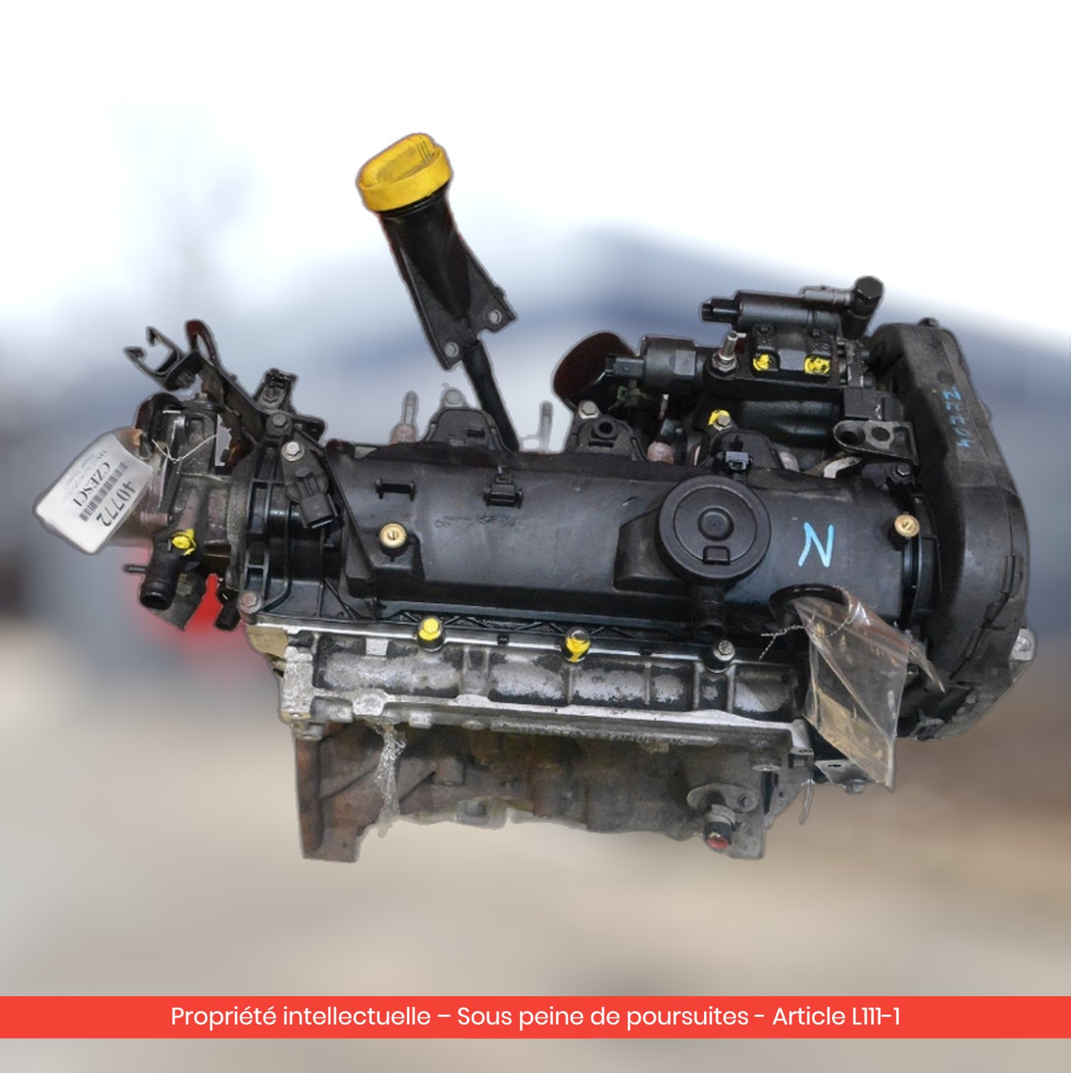Moteur Dacia Lodgy / Renault Megane III / Scenic III K9KR846 — occasion — vue 1
