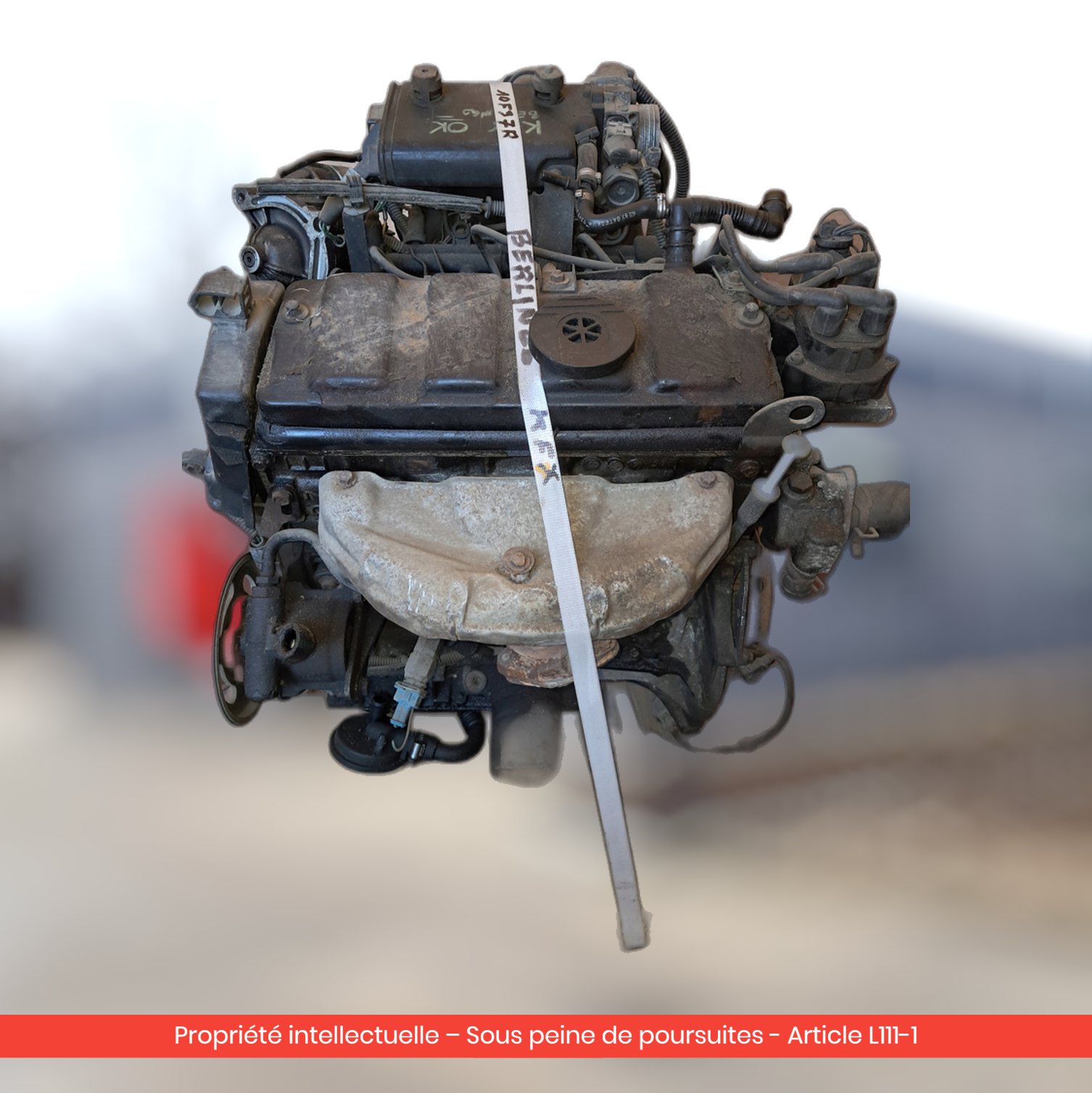 Moteur Citroën Saxo / Peugeot 206 / 306 II KFX — occasion — vue 3