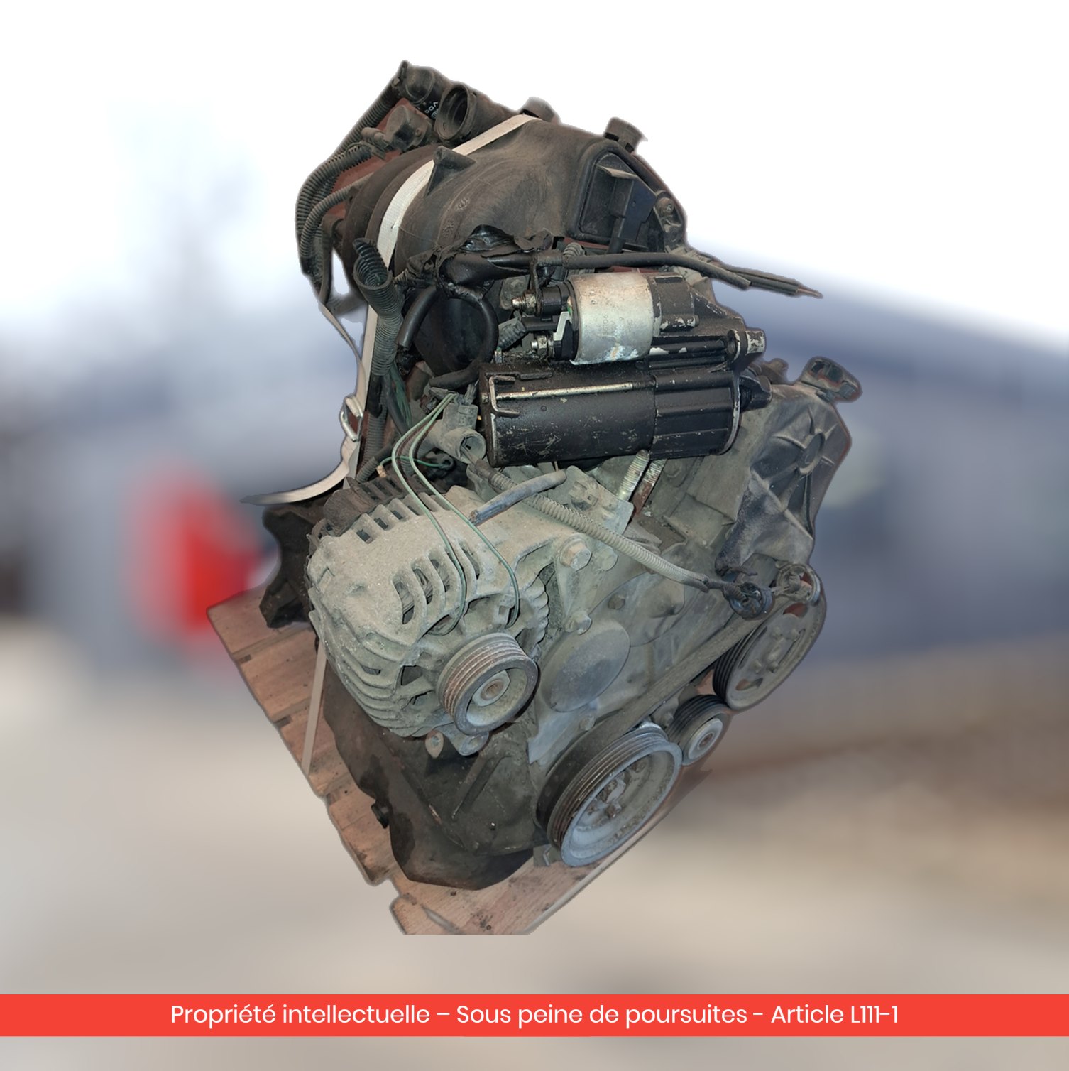 Moteur Citroën Saxo / Peugeot 206 / 306 II KFX — occasion — vue 4
