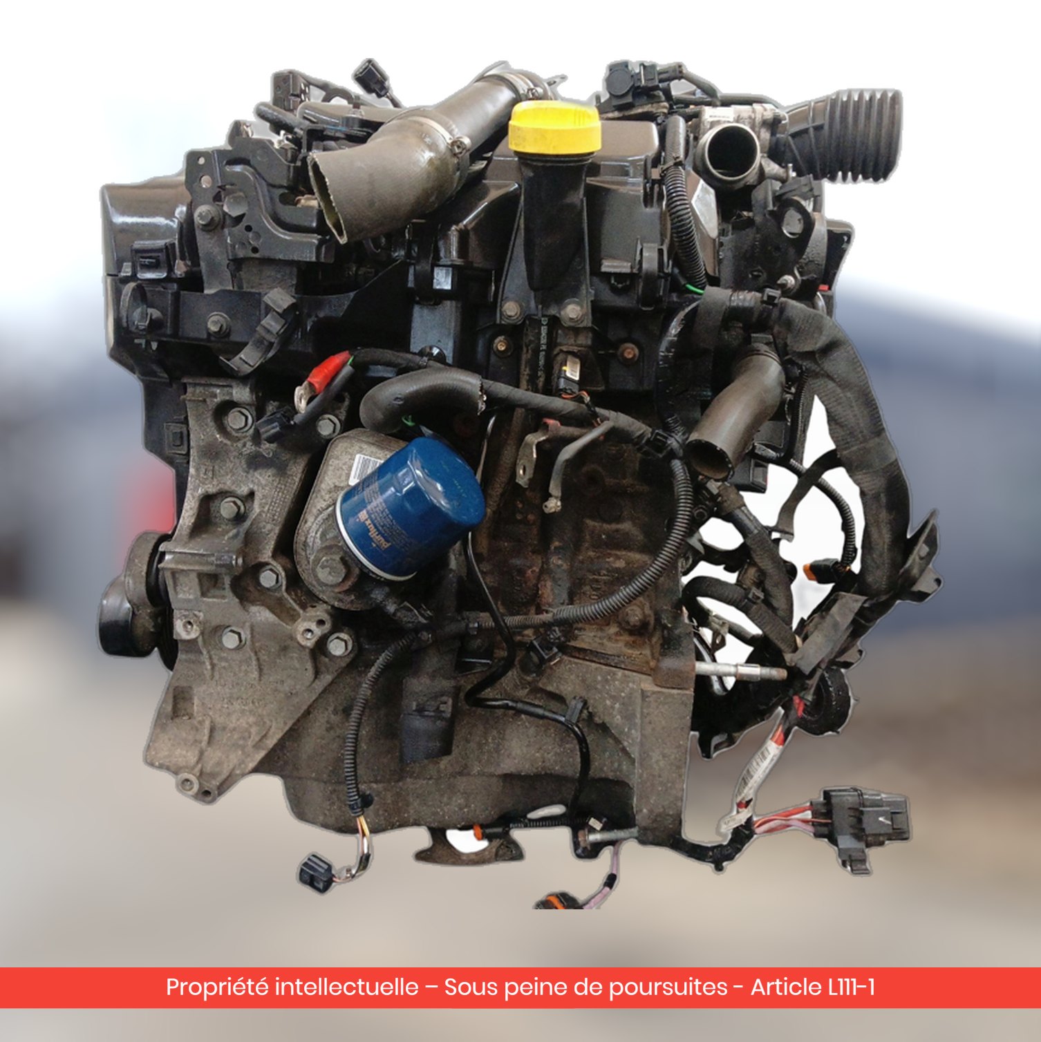 Moteur Nissan Qashqai II / Juke / Pulsar K9KA636 — occasion — vue 2