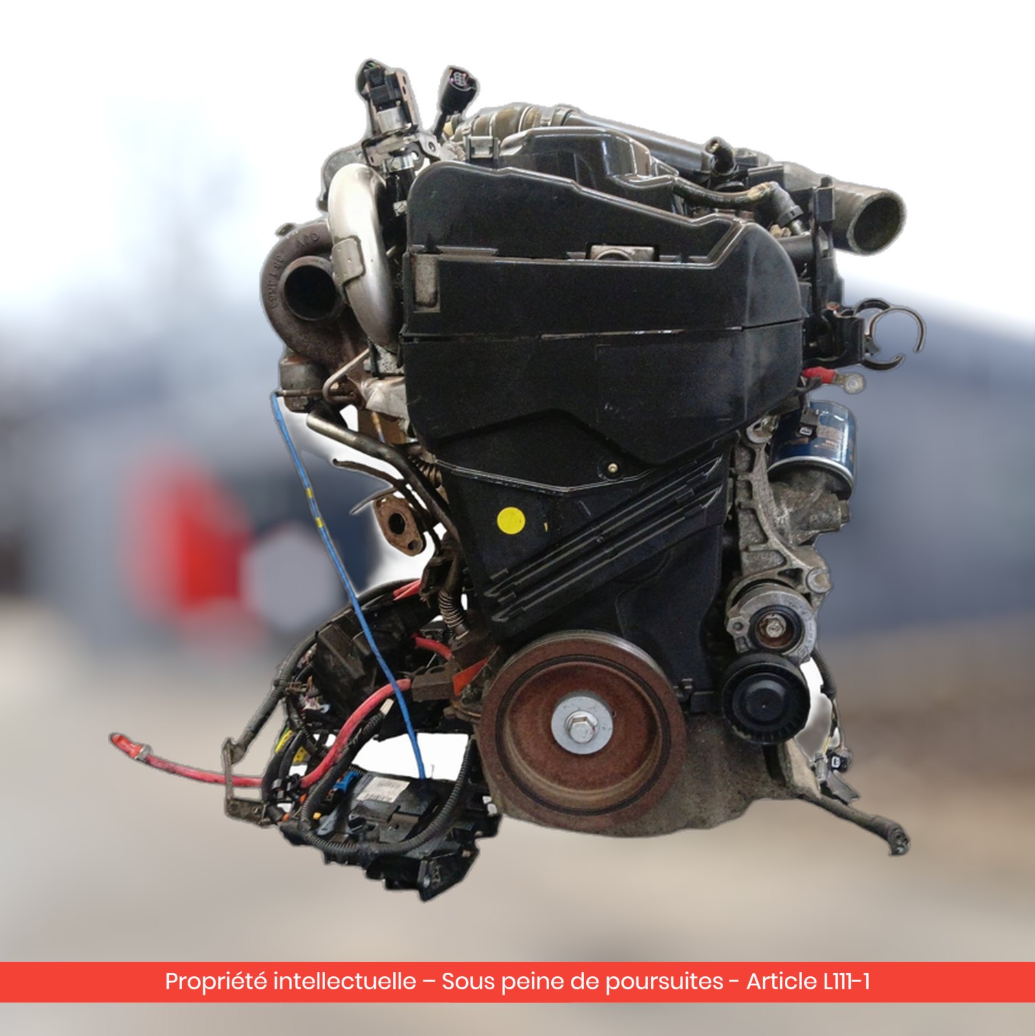 Moteur Nissan Qashqai II / Juke / Pulsar K9KA636 — occasion — vue 4