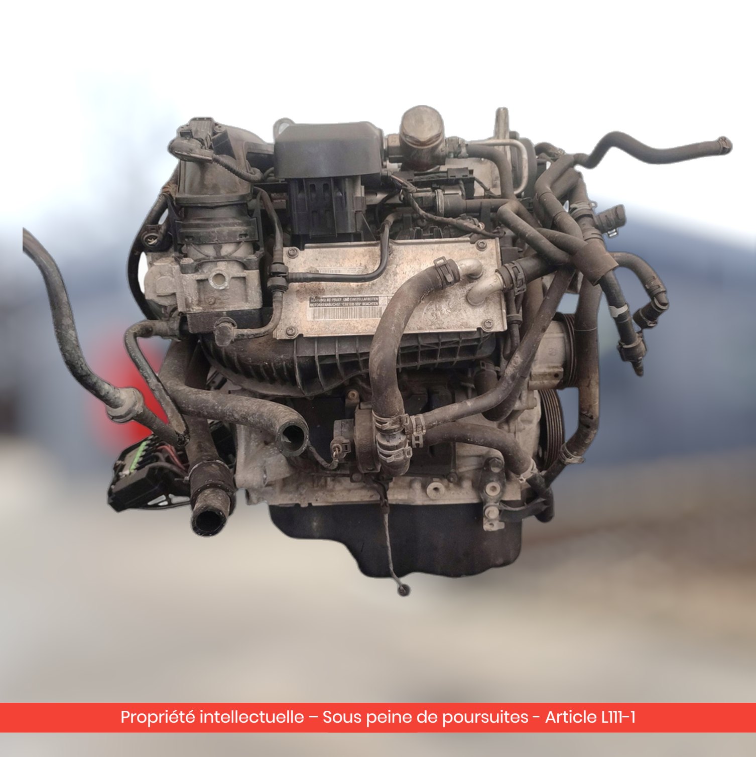 Moteur Audi A3 / Seat Ibiza / Škoda Yeti CBZB — occasion — vue 2