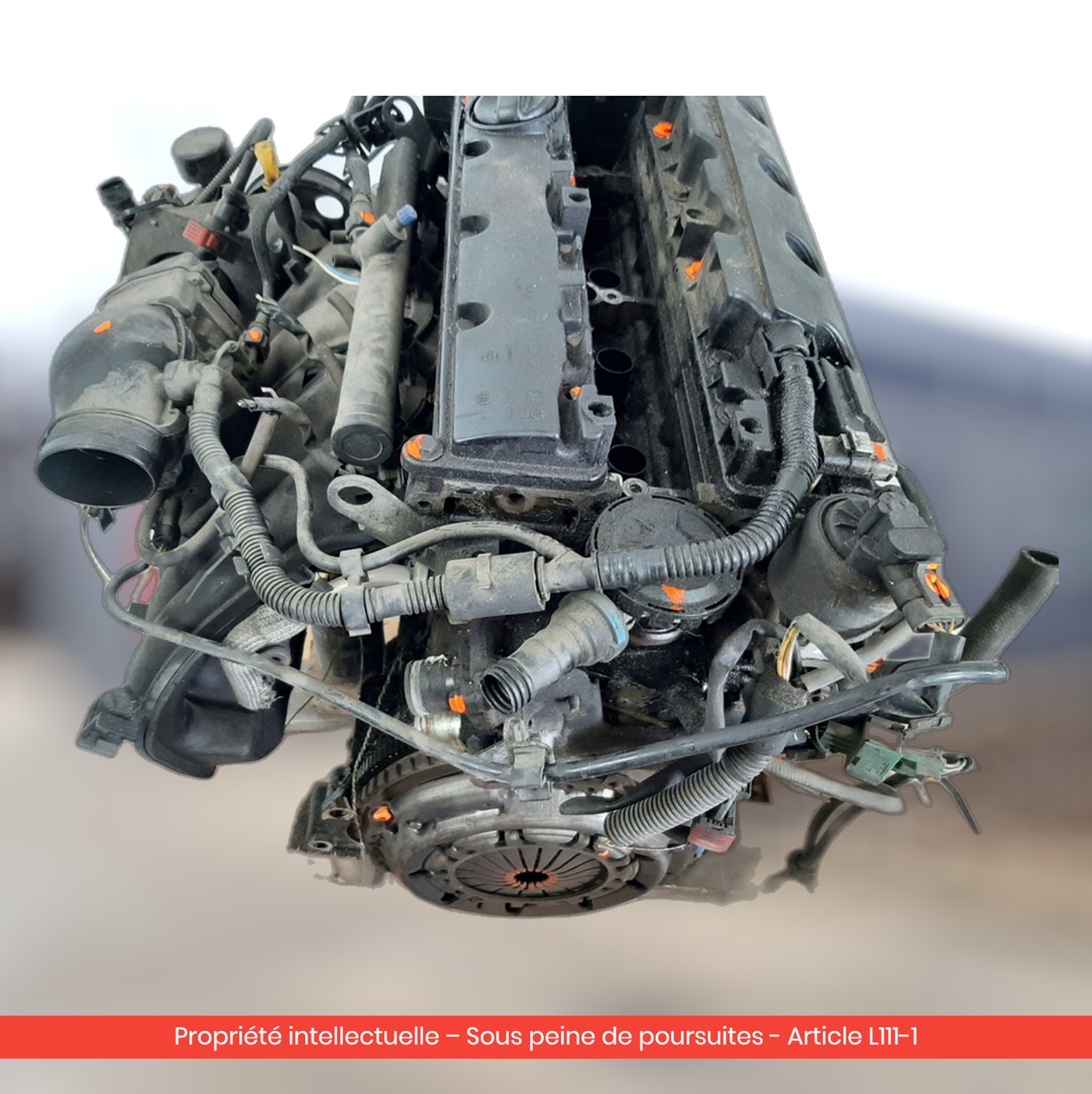 Moteur Citroën C4 / C5 II / Peugeot 307 RFJ-KL — occasion — vue 2